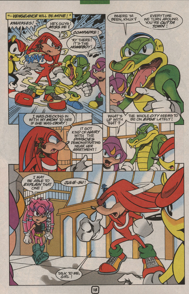 Read online Knuckles the Echidna comic -  Issue #22 - 24