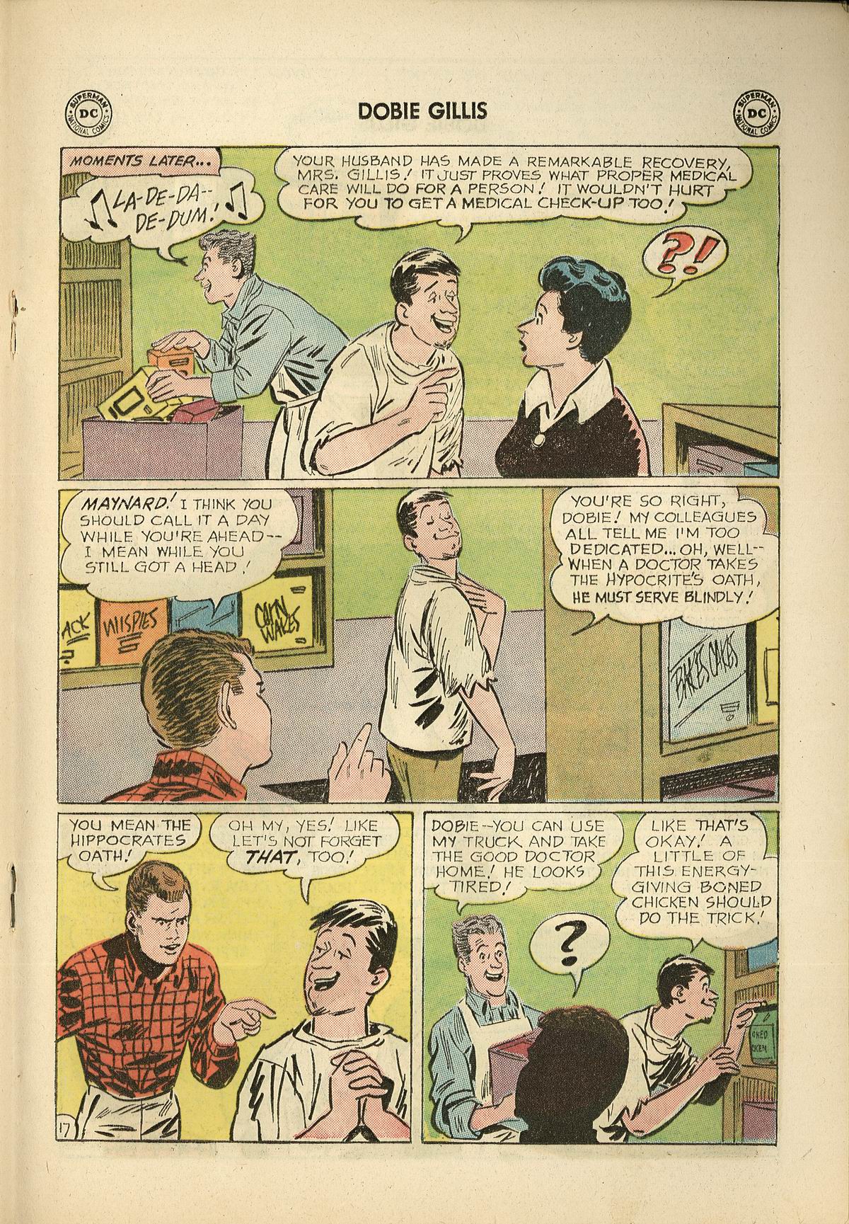 Read online Many Loves of Dobie Gillis comic -  Issue #22 - 21