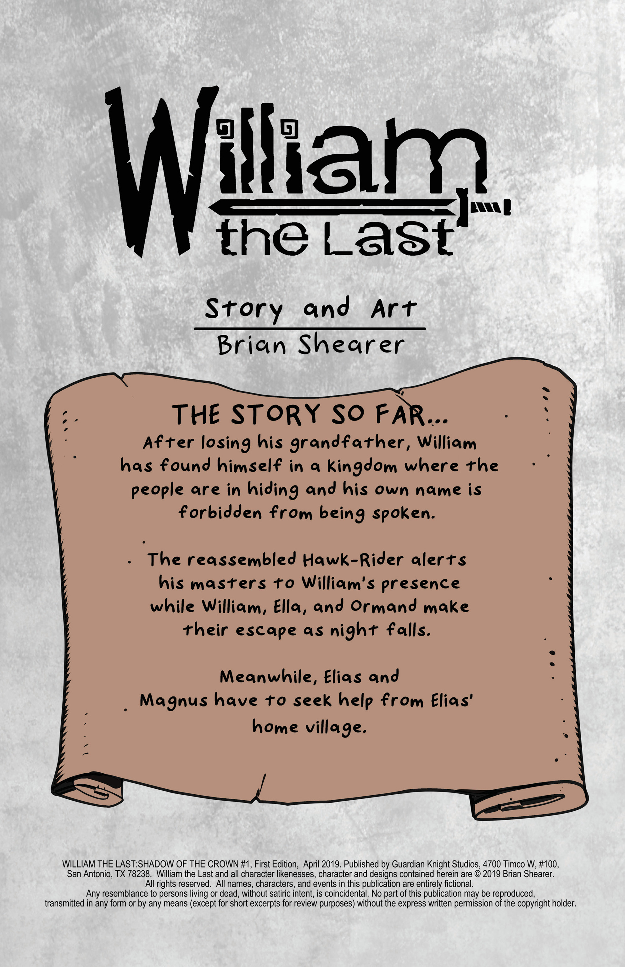 Read online William the Last: Shadows of the Crown comic -  Issue #1 - 2