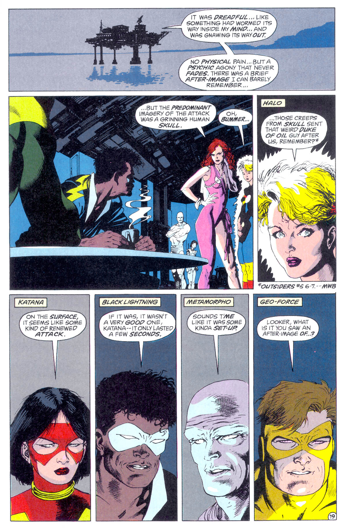 Read online The Outsiders (1985) comic -  Issue # _Annual - 21