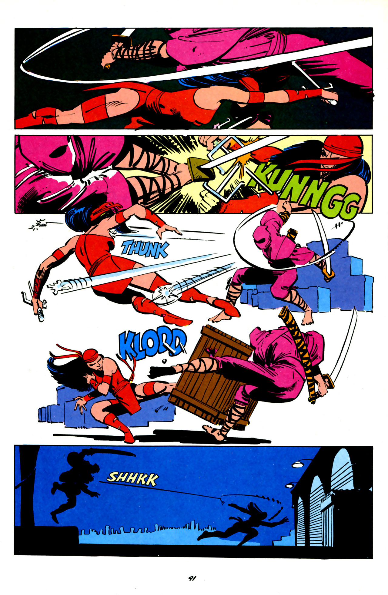 Read online Elektra Megazine comic -  Issue #1 - 92