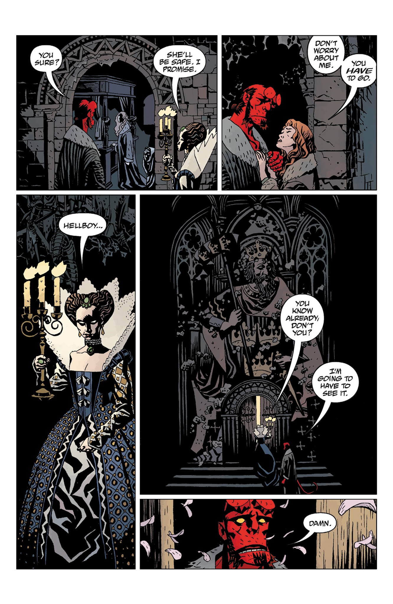Read online Hellboy: The Wild Hunt comic -  Issue # TPB - 124