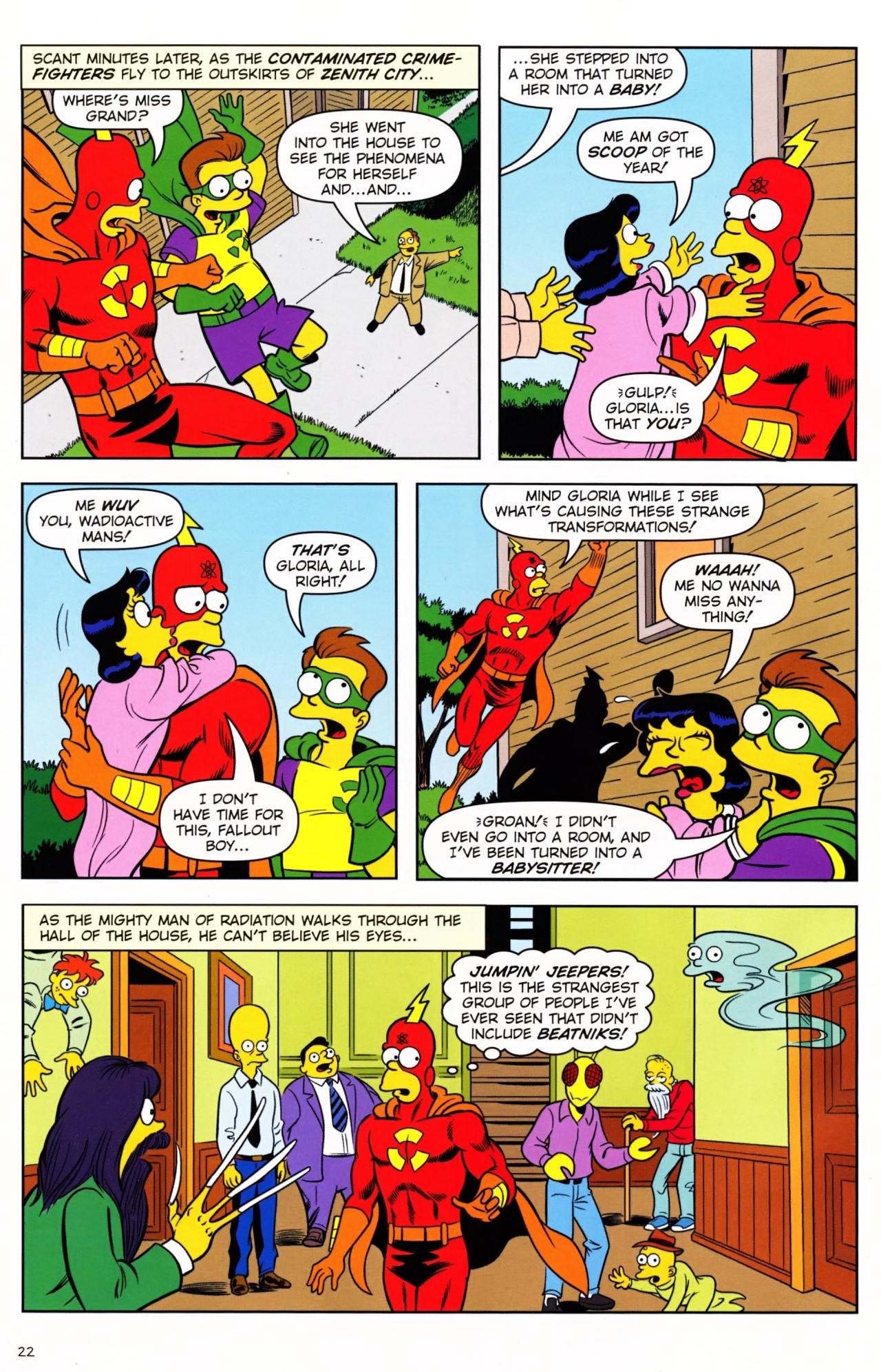 Read online Bongo Comics Presents Simpsons Super Spectacular comic -  Issue #7 - 24