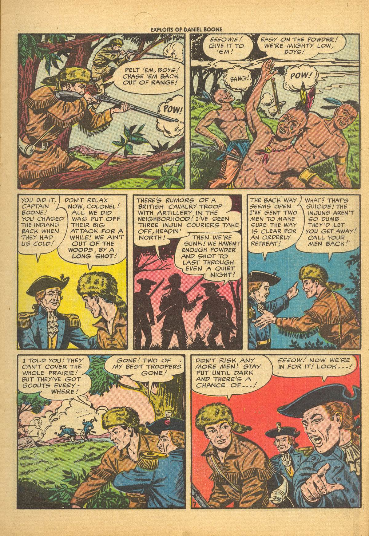Read online Exploits of Daniel Boone comic -  Issue #3 - 9
