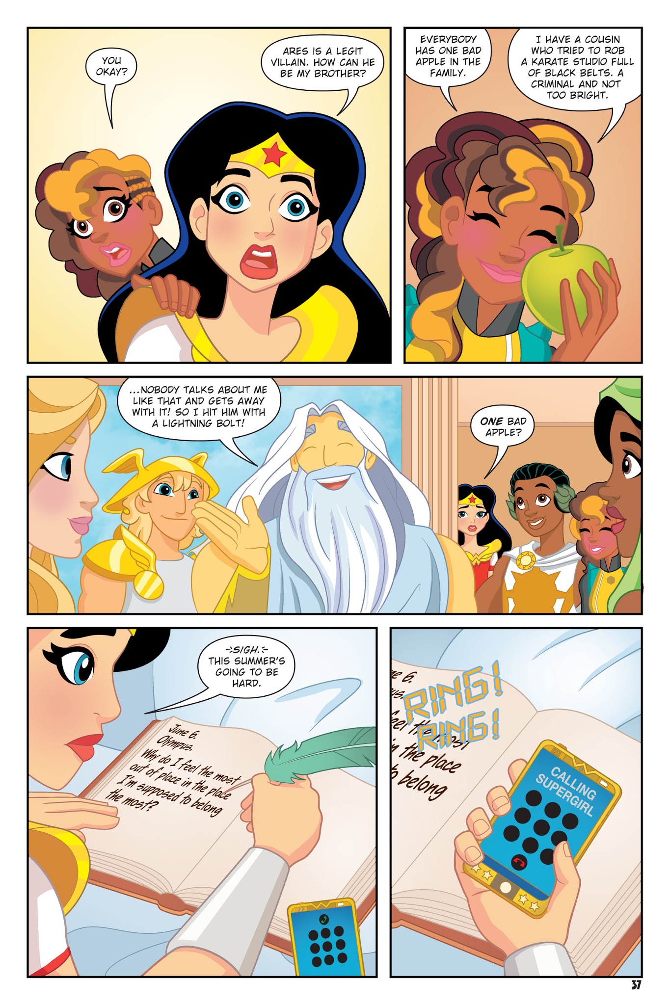 Read online DC Super Hero Girls: Summer Olympus comic -  Issue # TPB - 35