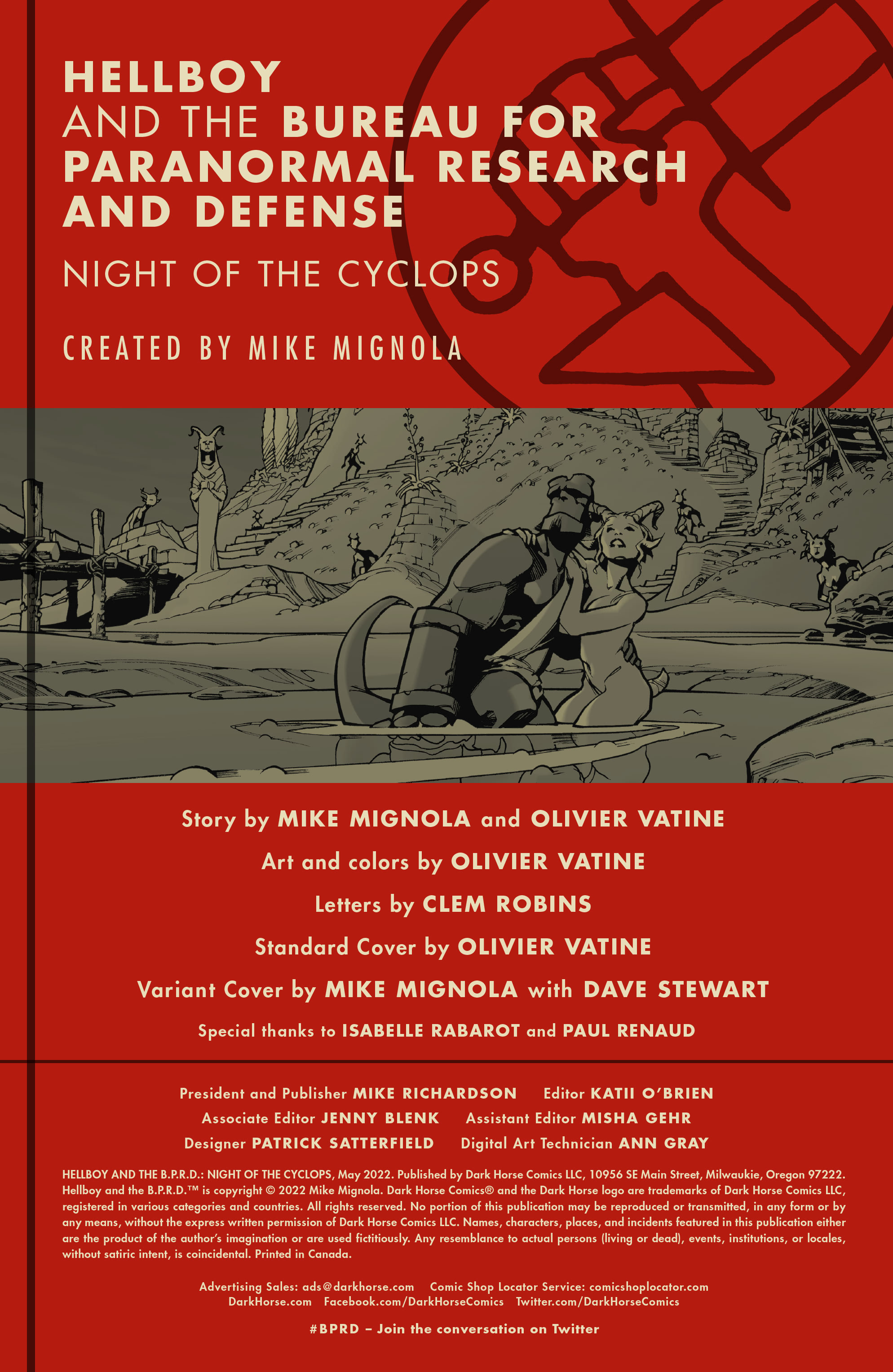 Read online Hellboy and the B.P.R.D.: Night of the Cyclops comic -  Issue # Full - 2