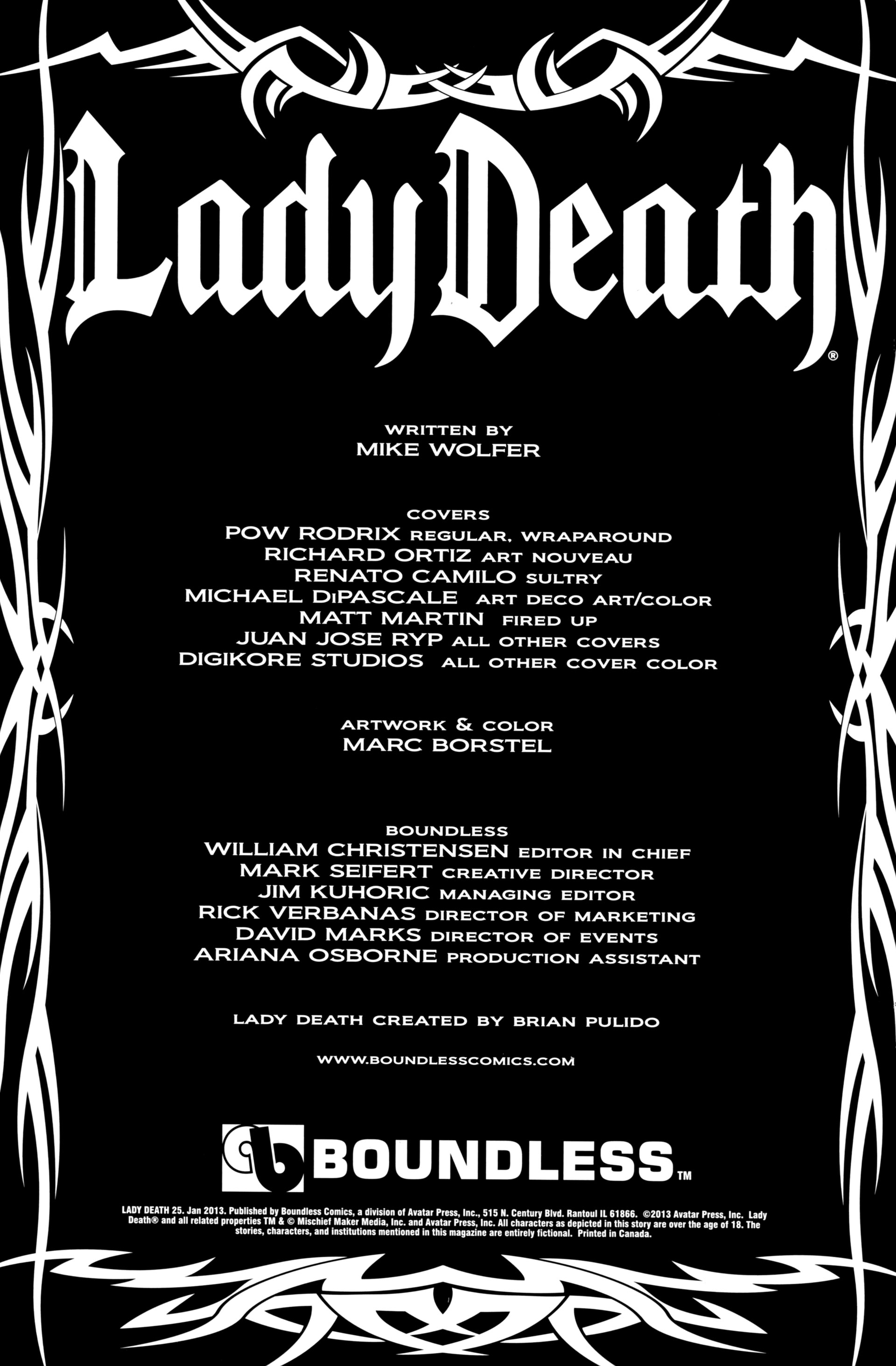 Read online Lady Death (2010) comic -  Issue #25 - 2