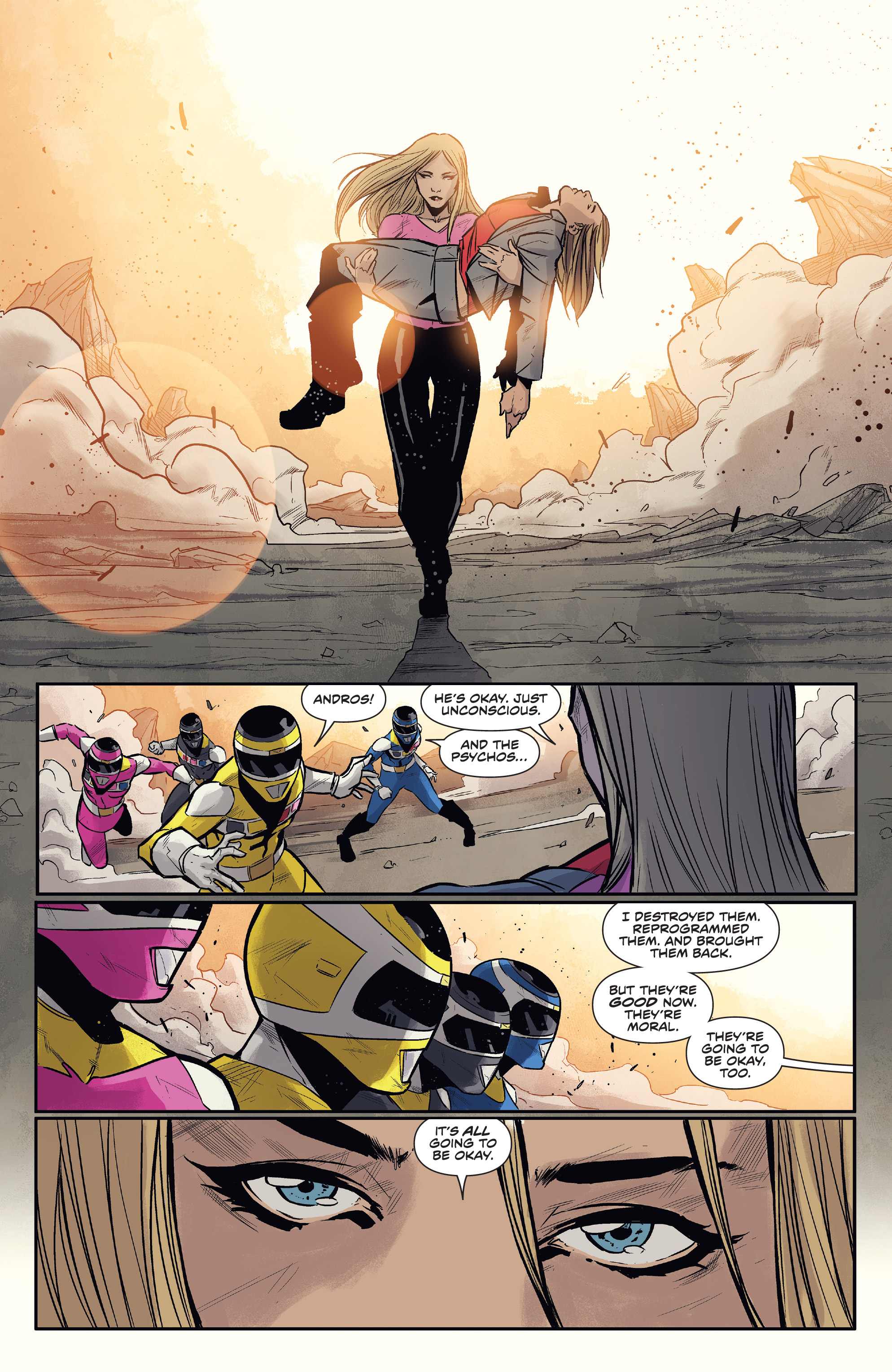 Read online Saban's Power Rangers: The Psycho Path comic -  Issue # TPB - 85