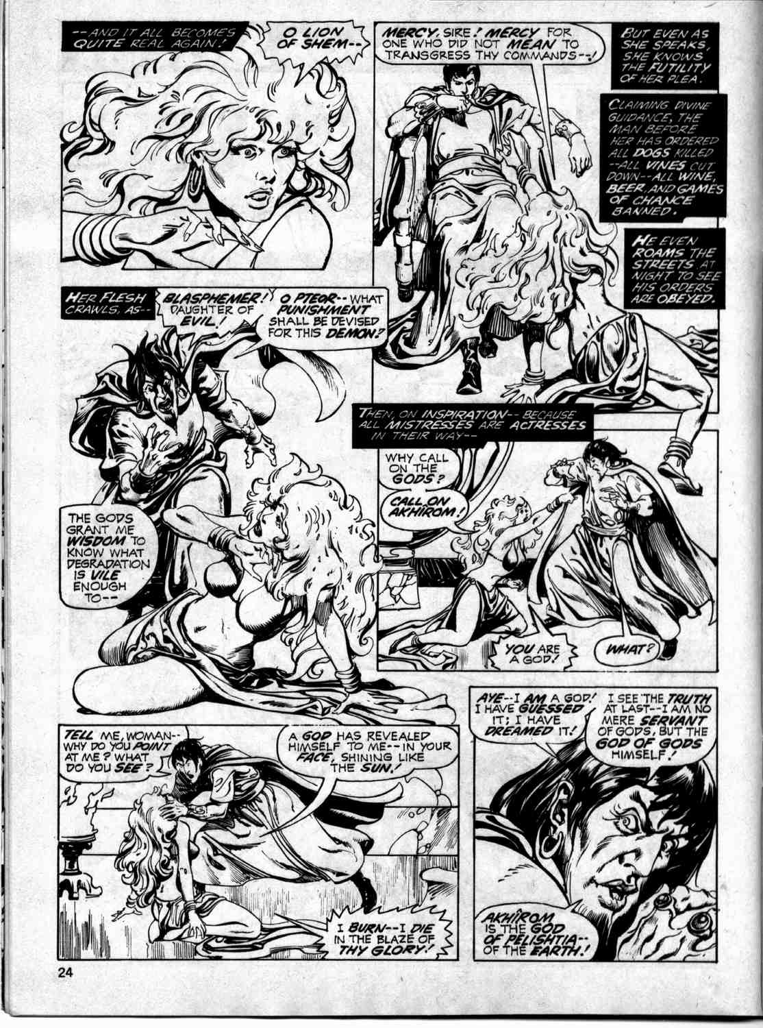Read online The Savage Sword Of Conan comic -  Issue #36 - 24