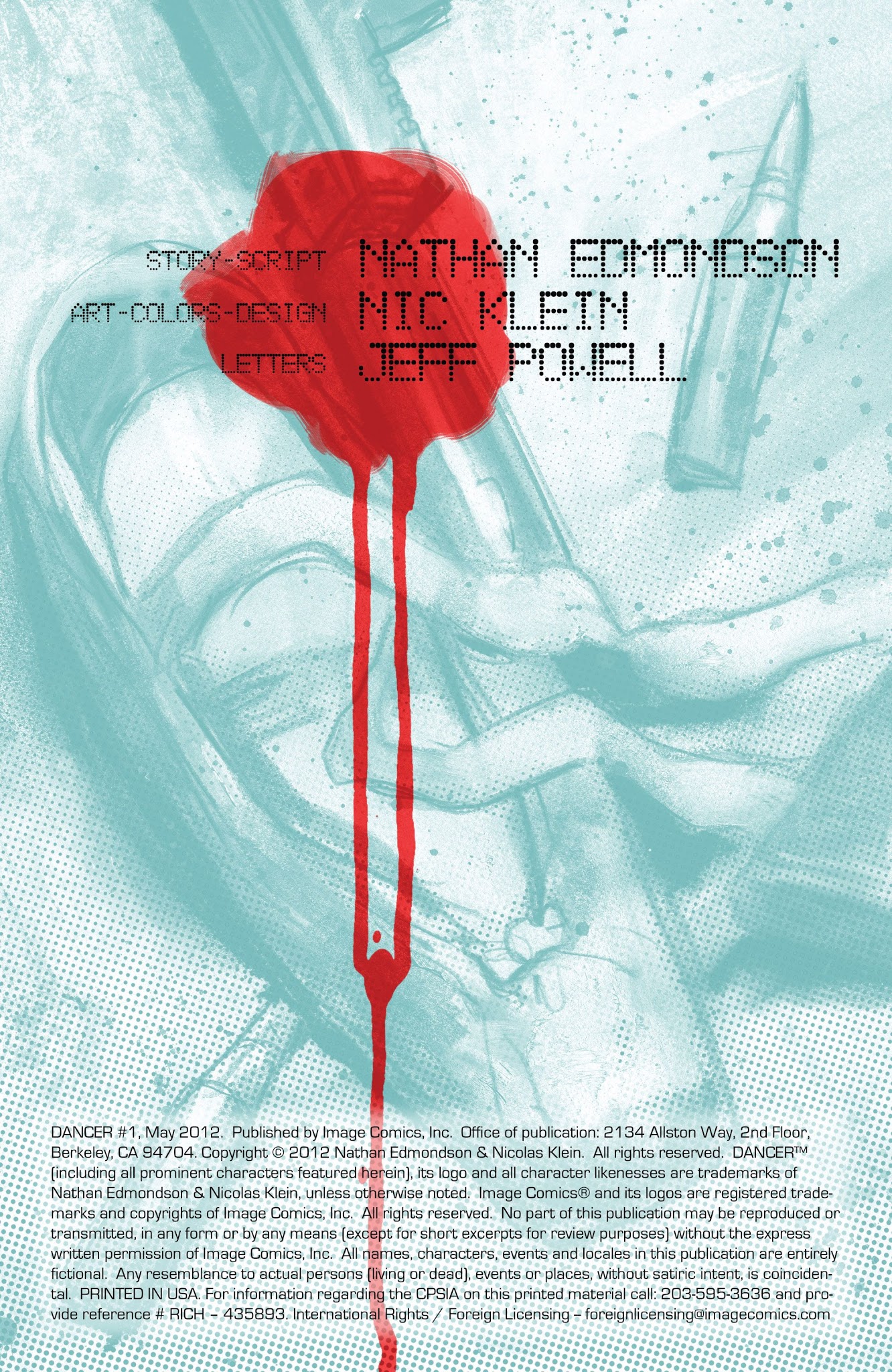 Read online Dancer comic -  Issue #1 - 2