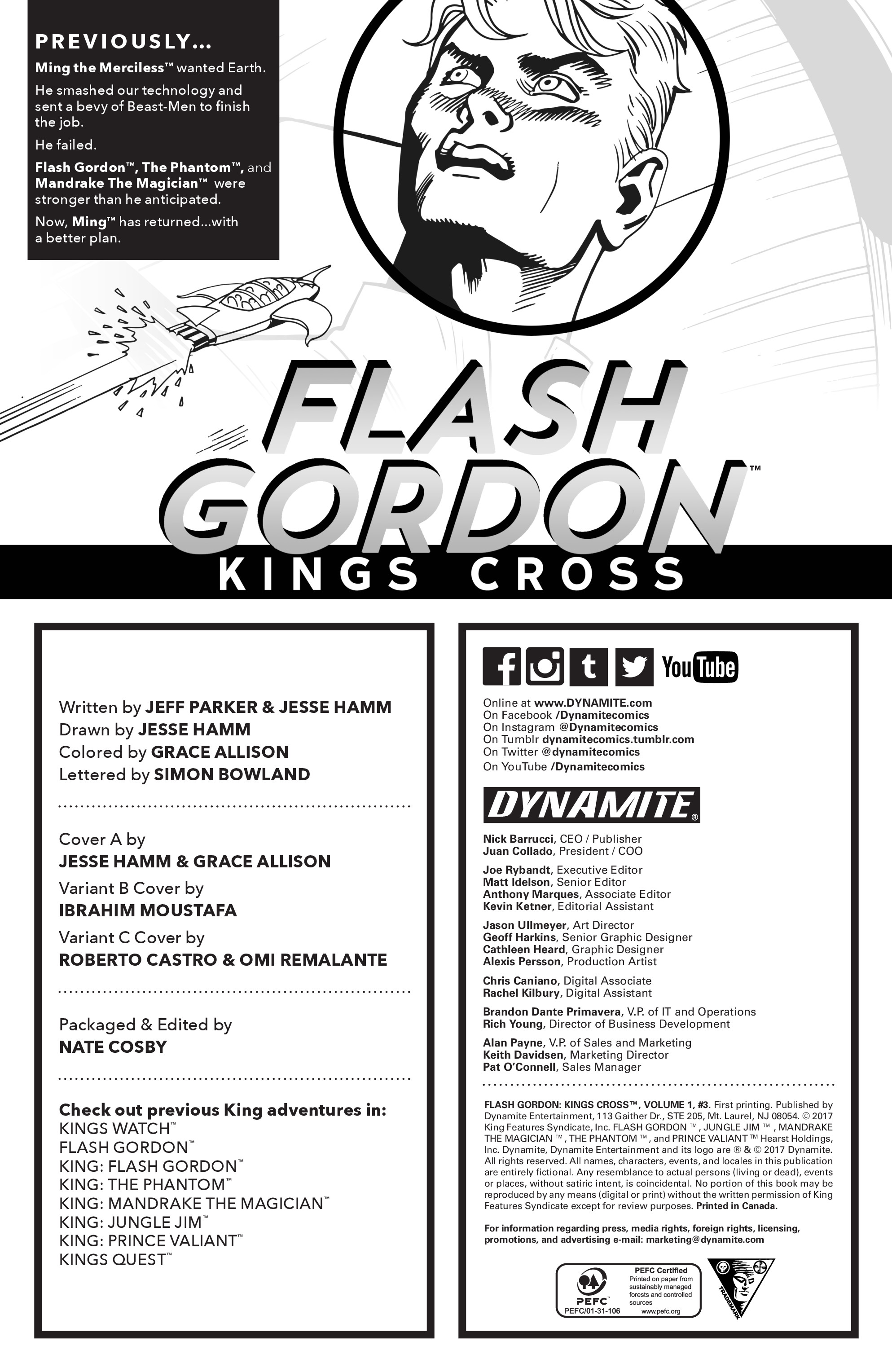 Read online Flash Gordon: Kings Cross comic -  Issue #3 - 4