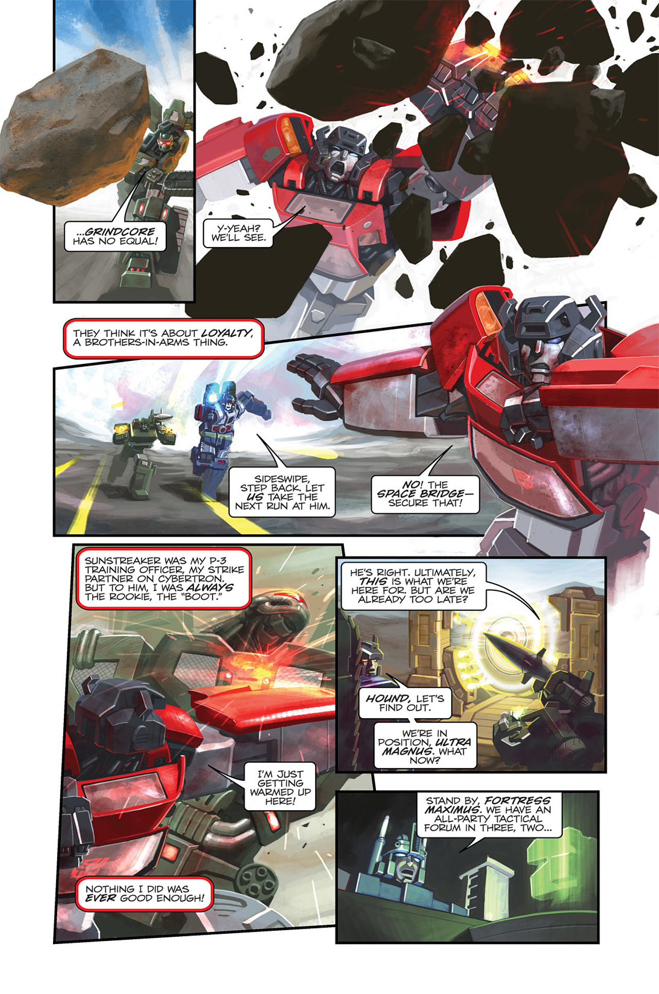 Read online Transformers Spotlight: Sideswipe comic -  Issue # Full - 7