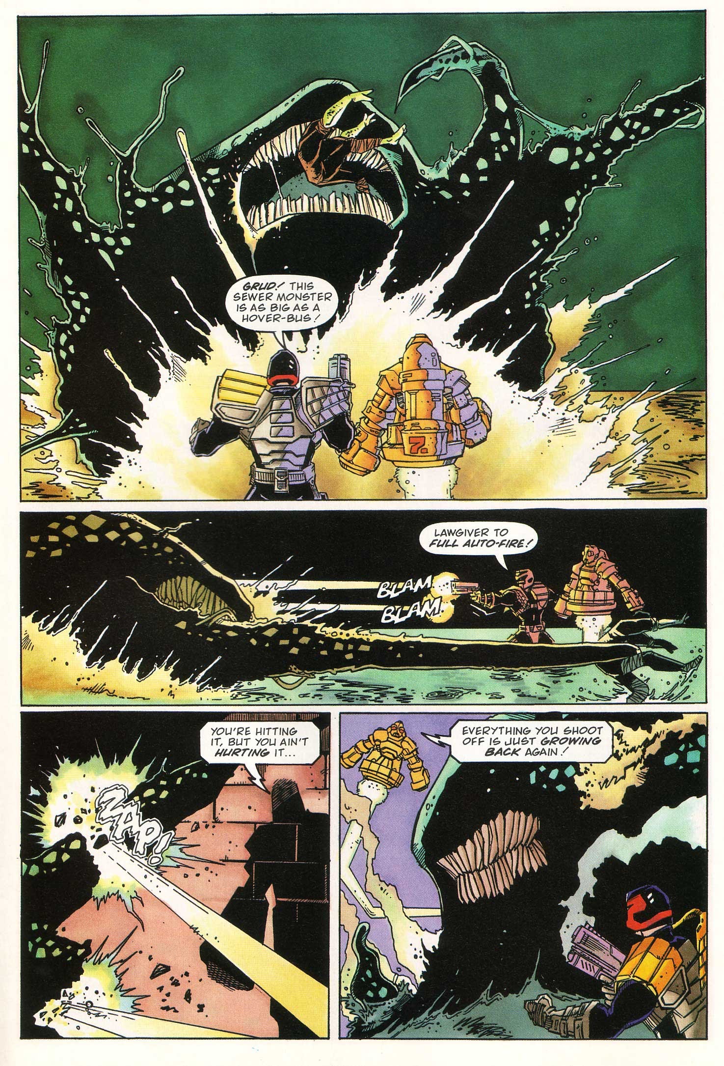 Read online Judge Dredd Lawman of the Future comic -  Issue #5 - 20
