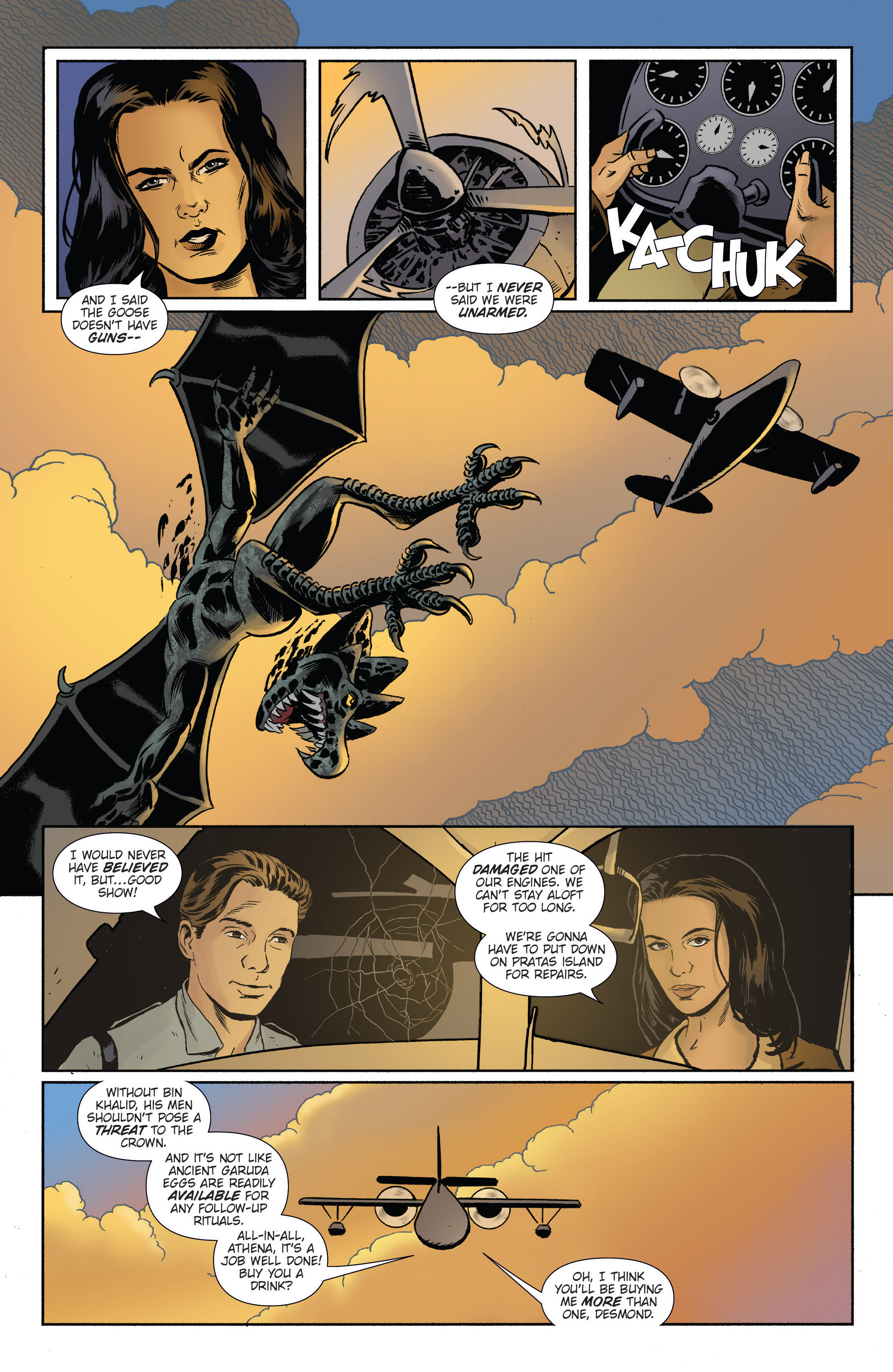 Read online Athena Voltaire and the Volcano Goddess comic -  Issue #1 - 12