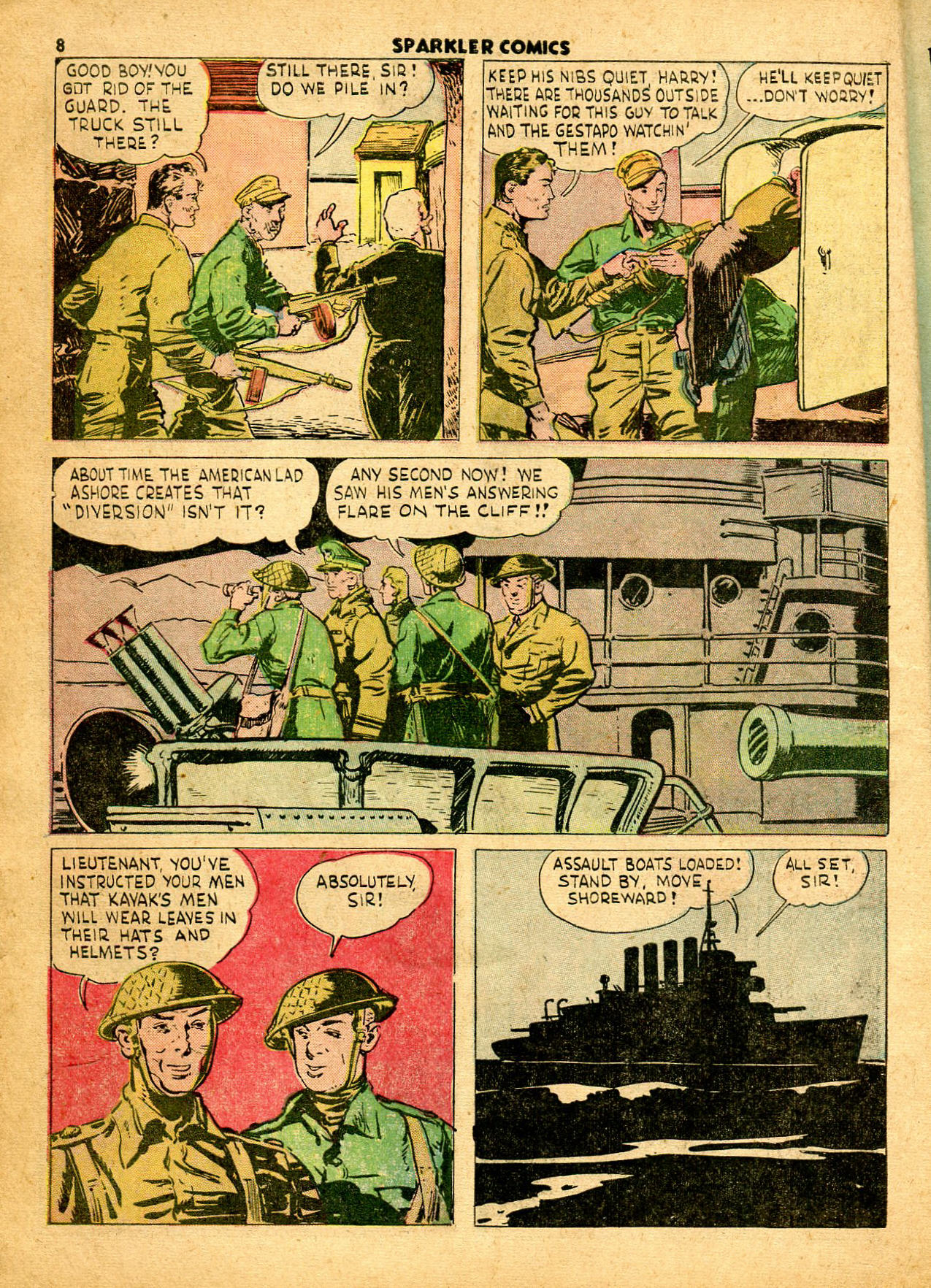 Read online Sparkler Comics comic -  Issue #18 - 10