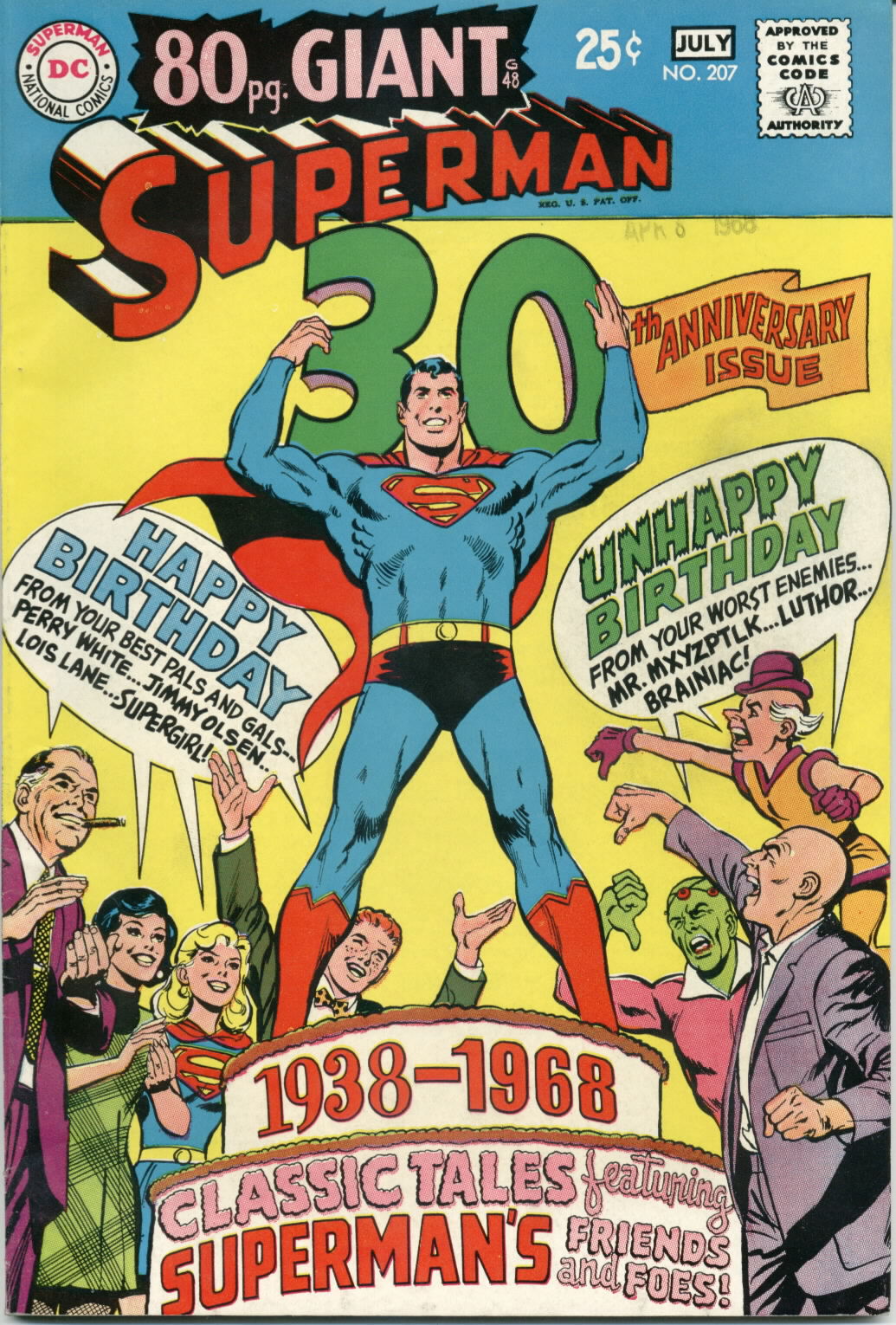 Read online Superman (1939) comic -  Issue #207 - 1