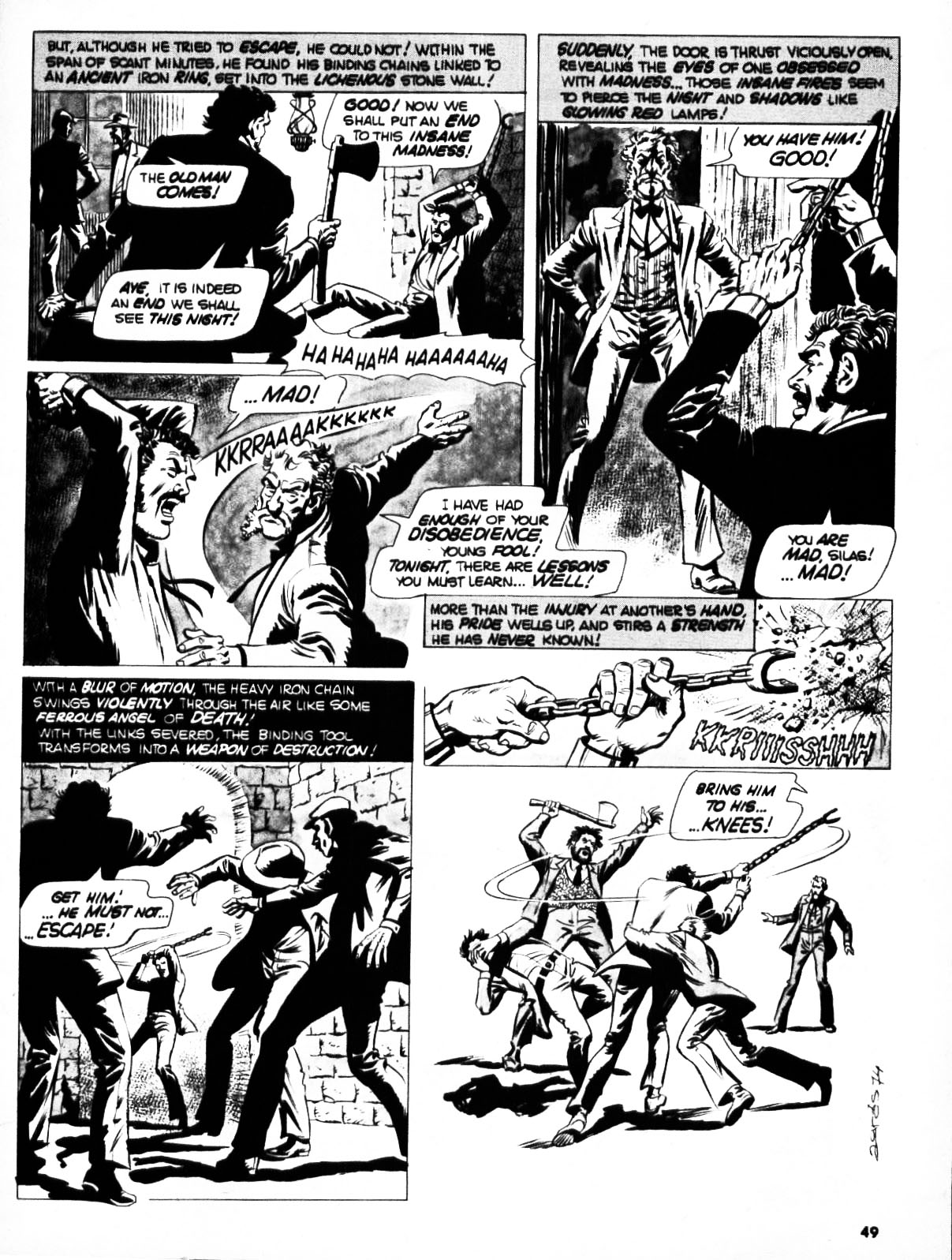 Read online Nightmare (1970) comic -  Issue #22 - 49