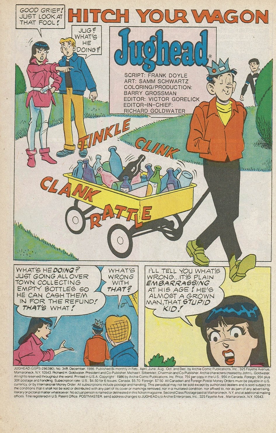 Read online Jughead (1965) comic -  Issue #349 - 3
