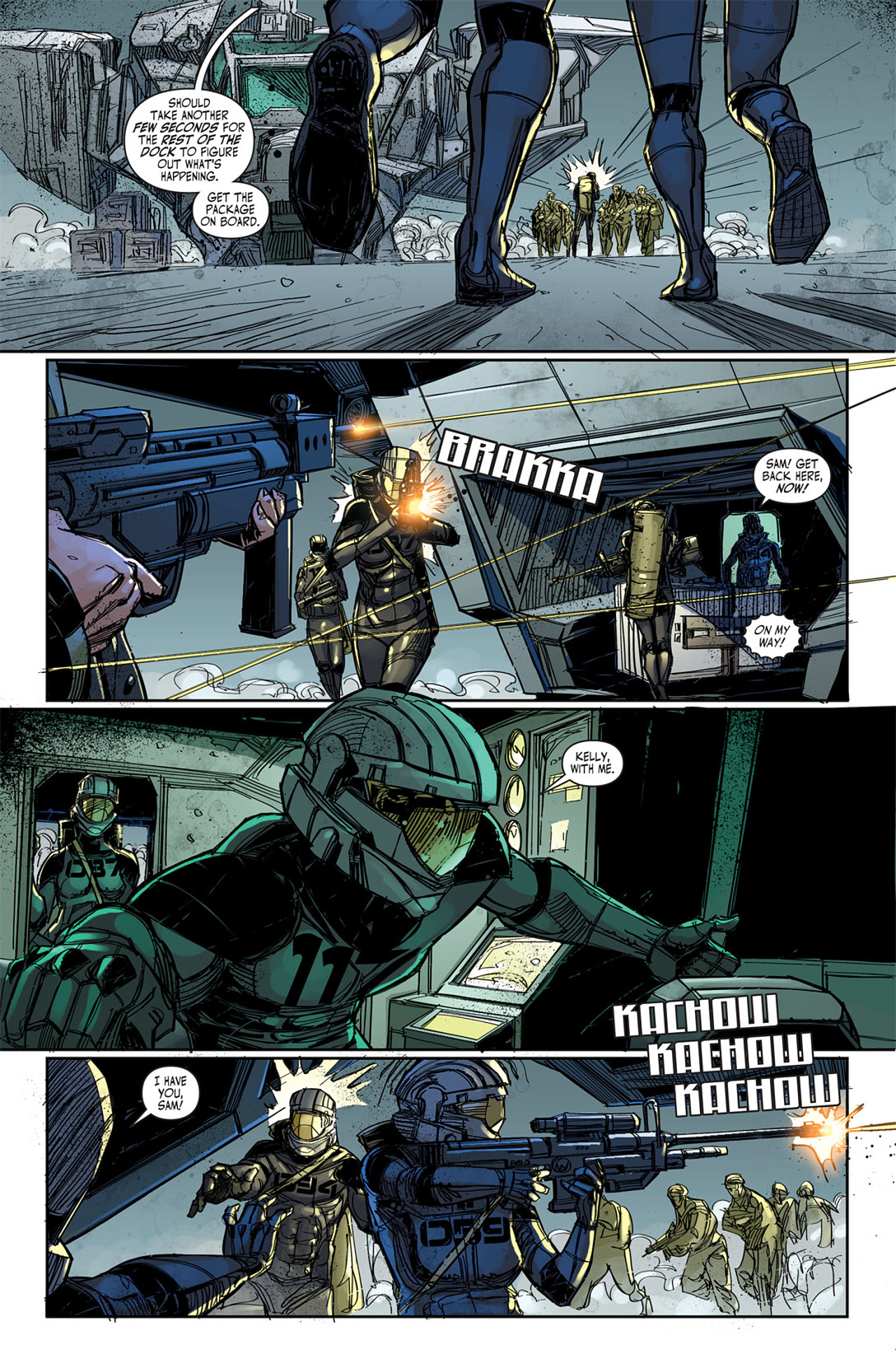 Read online Halo: Fall Of Reach - Boot Camp comic -  Issue # Full - 97