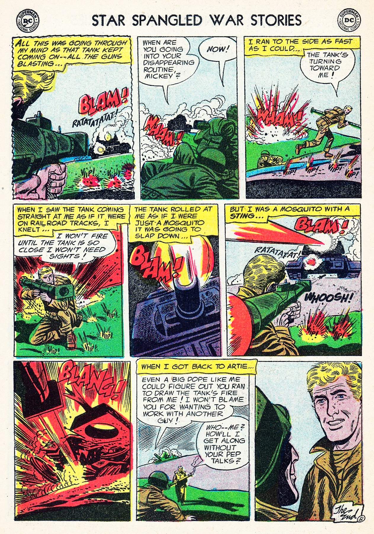 Read online Star Spangled War Stories (1952) comic -  Issue #40 - 10