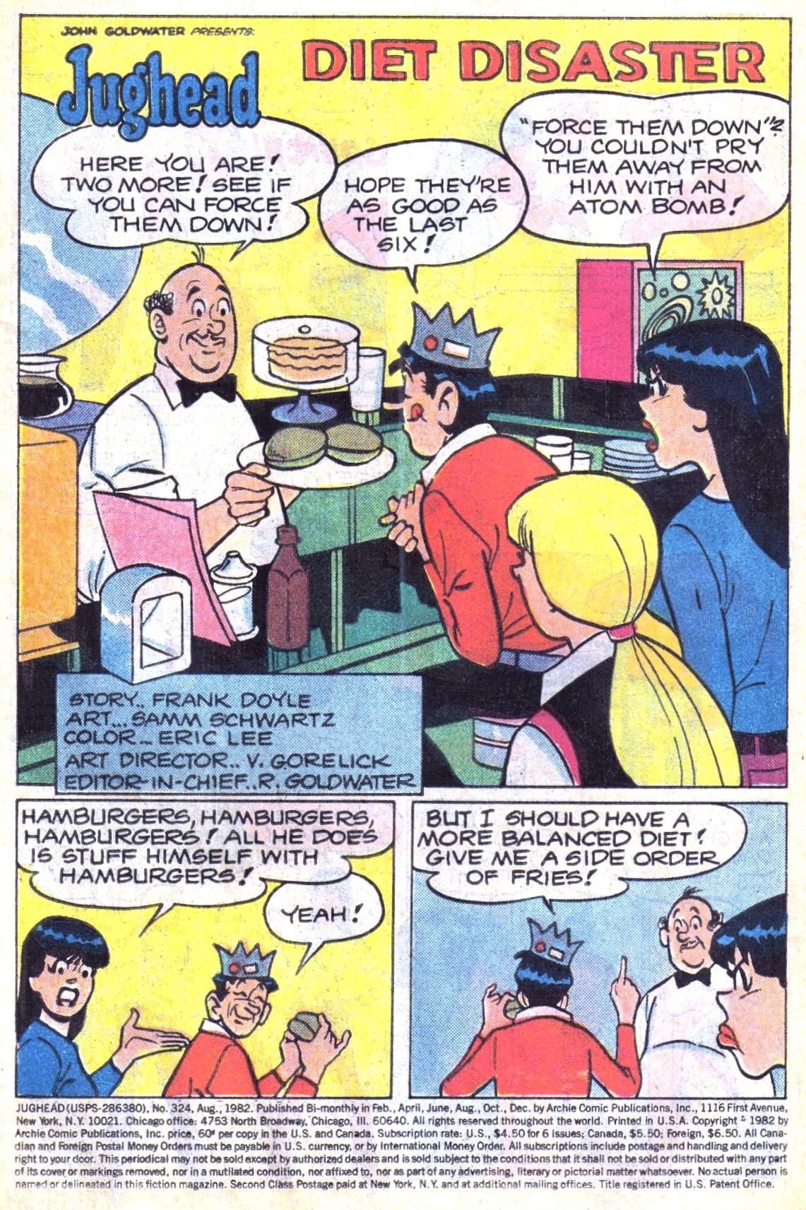 Read online Jughead (1965) comic -  Issue #324 - 3