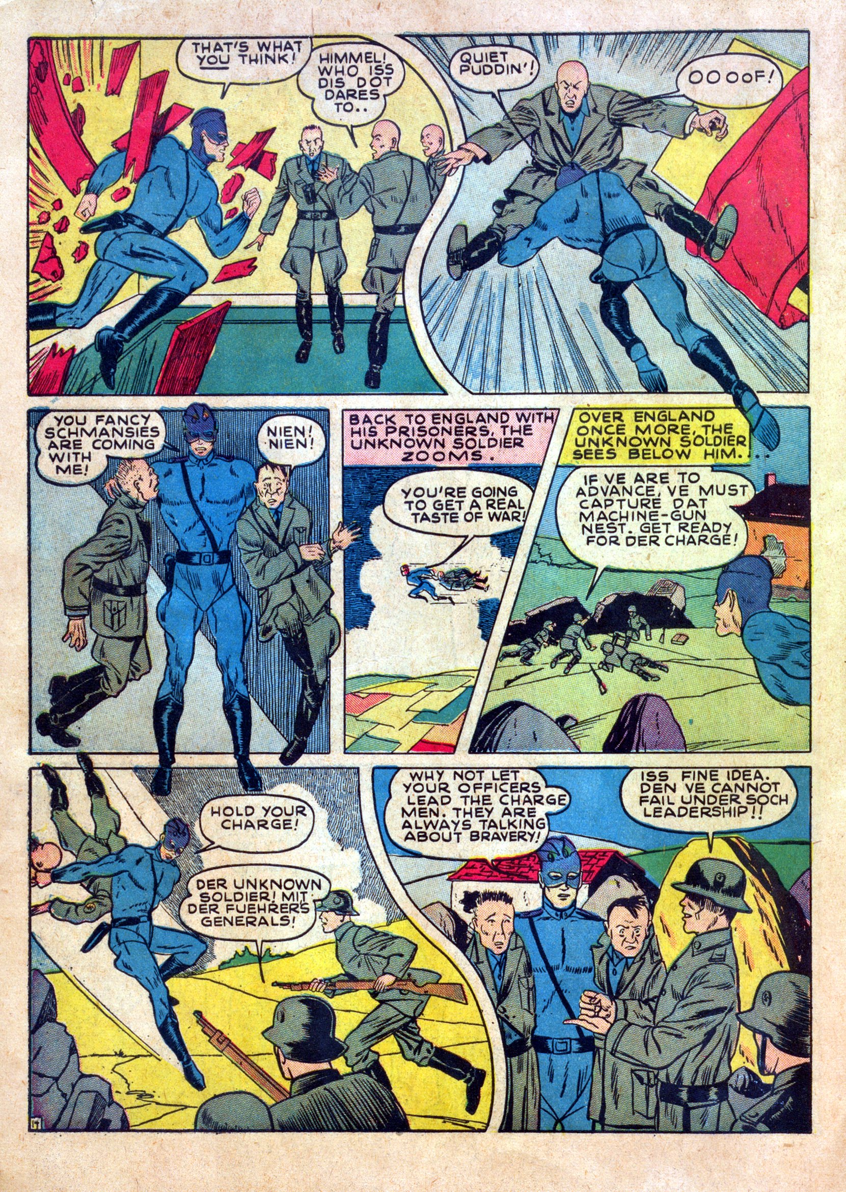 Read online Our Flag Comics comic -  Issue #1 - 16