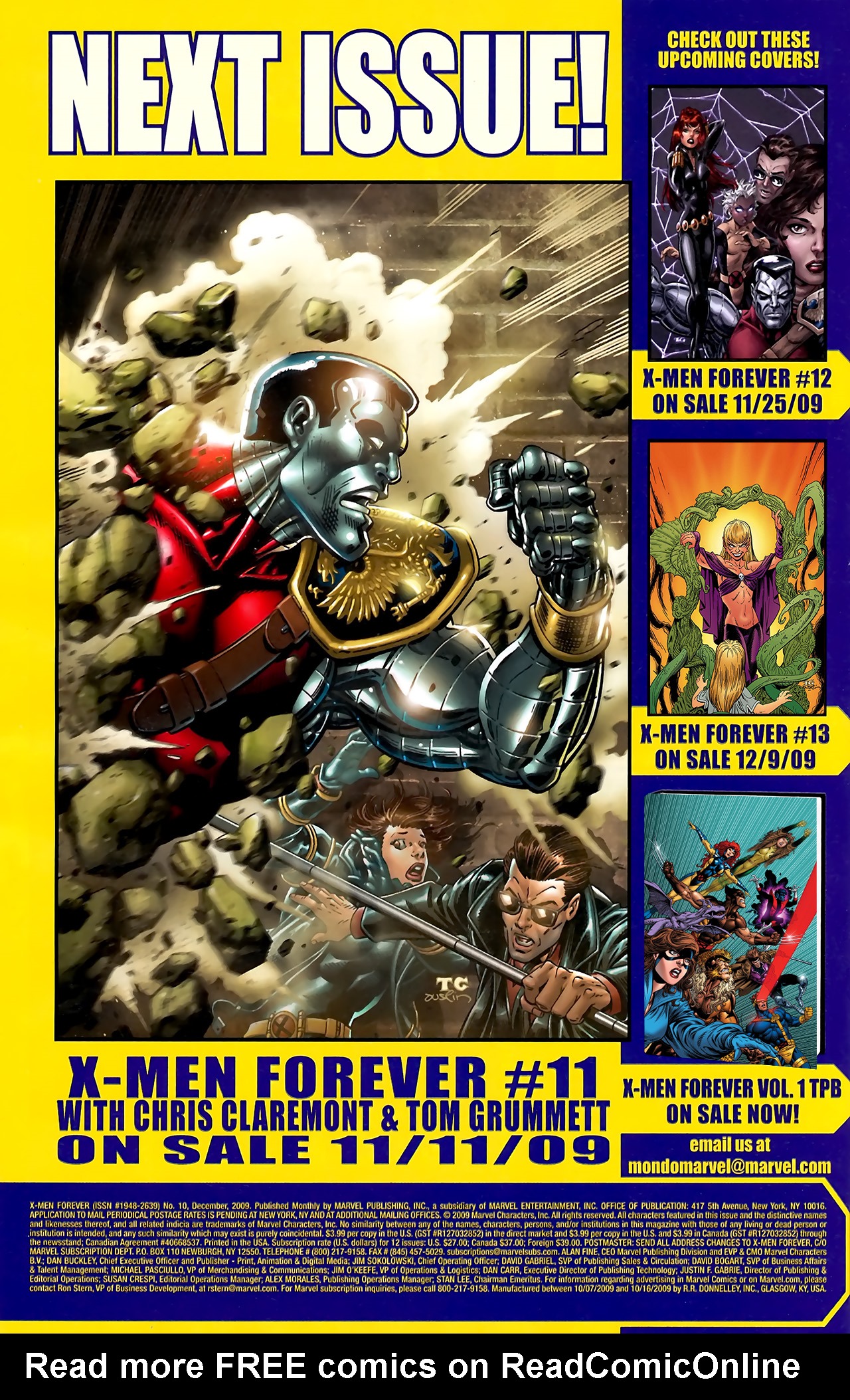 Read online X-Men Forever (2009) comic -  Issue #10 - 24