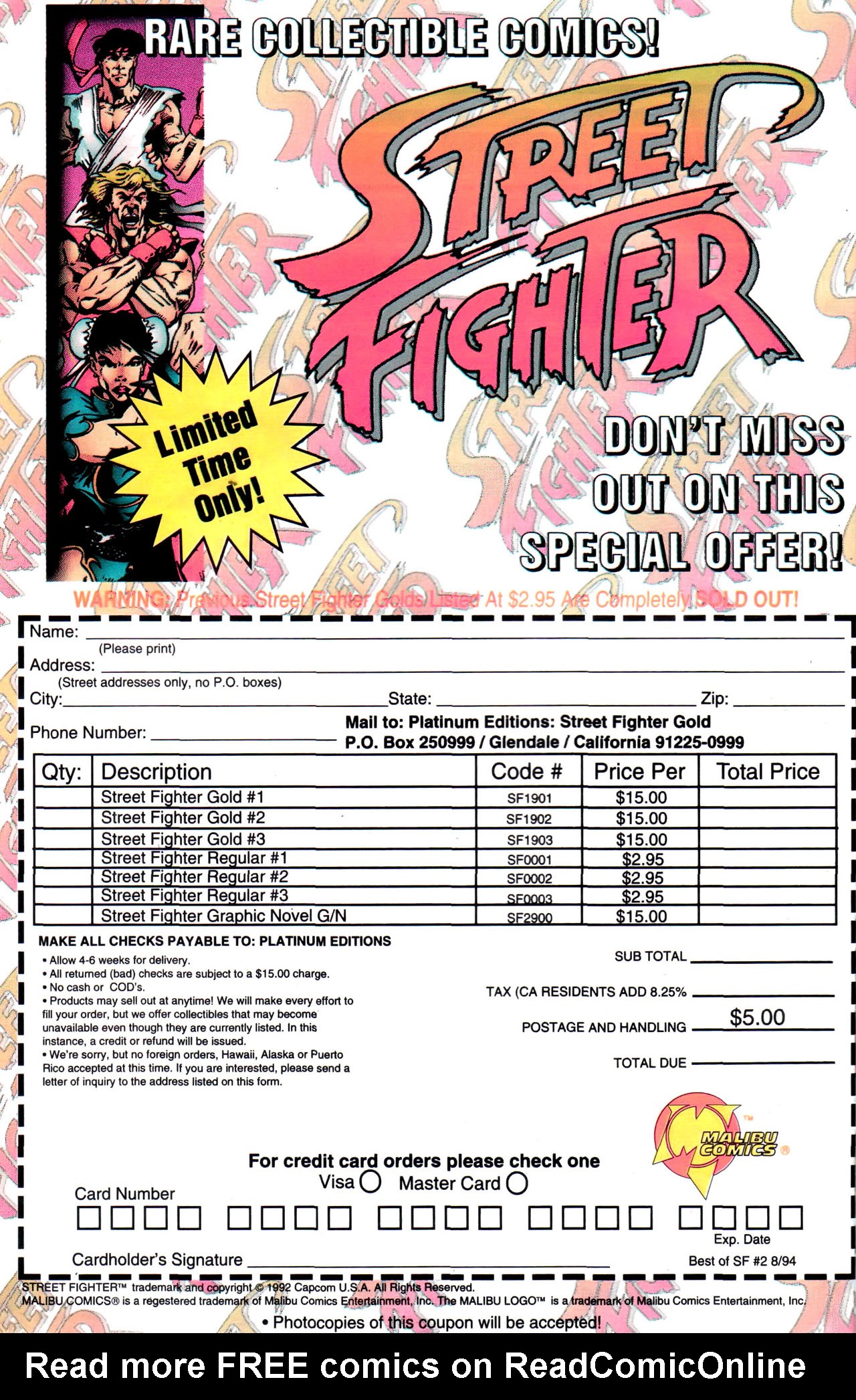 Read online The Best of Street Fighter comic -  Issue #2 - 12