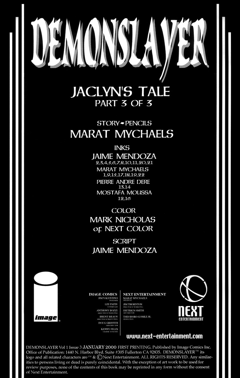 Read online Demonslayer (1999) comic -  Issue #3 - 2