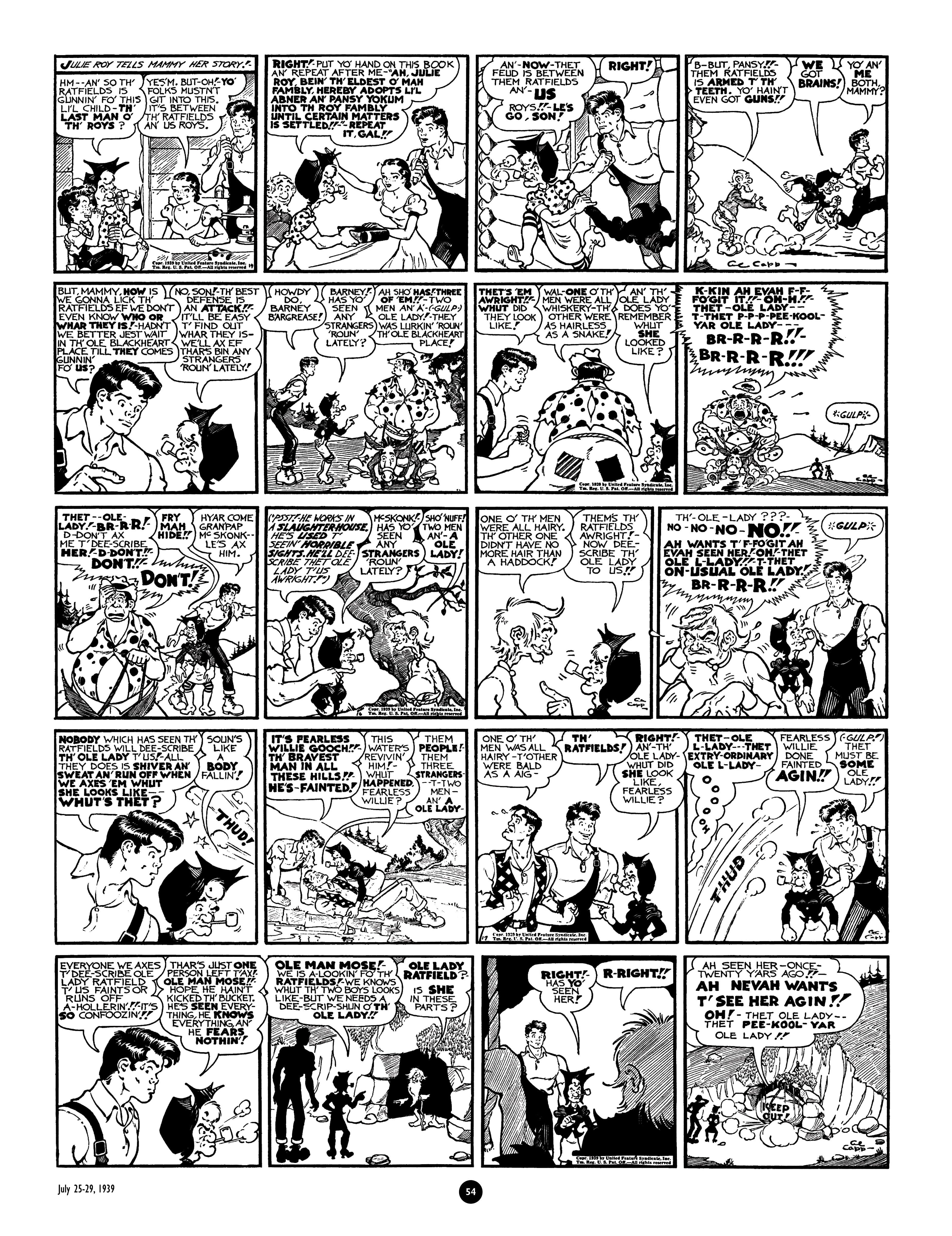 Read online Al Capp's Li'l Abner Complete Daily & Color Sunday Comics comic -  Issue # TPB 3 (Part 1) - 55
