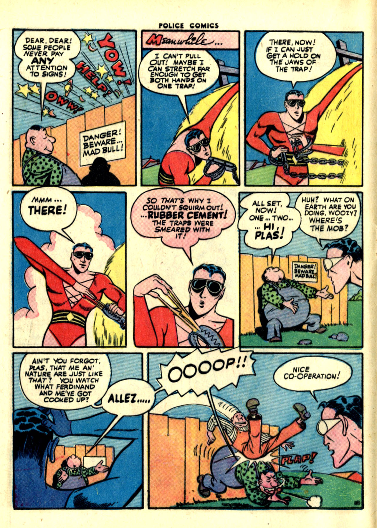 Read online Police Comics comic -  Issue #30 - 16