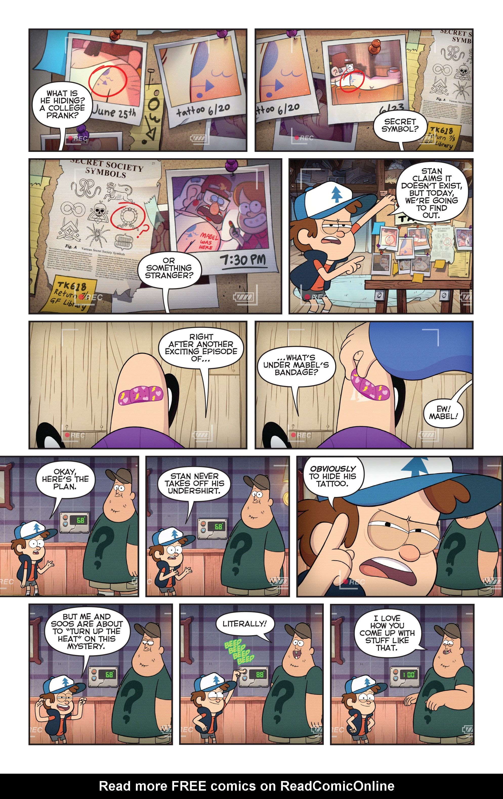 Read online Disney Gravity Falls Shorts Cinestory Comic comic -  Issue #2 - 4