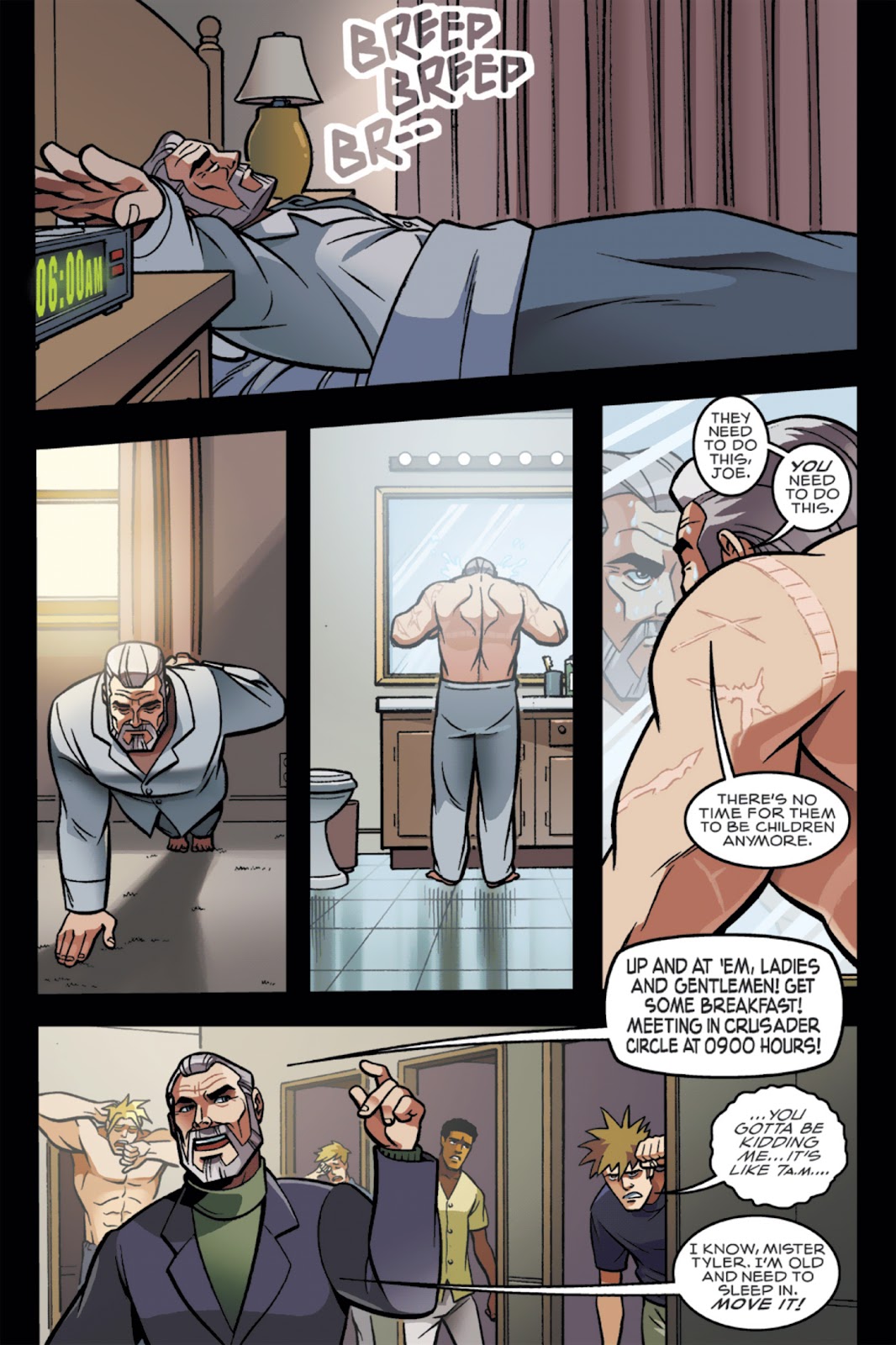 <{ $series->title }} issue 3 - Act I - Page 2