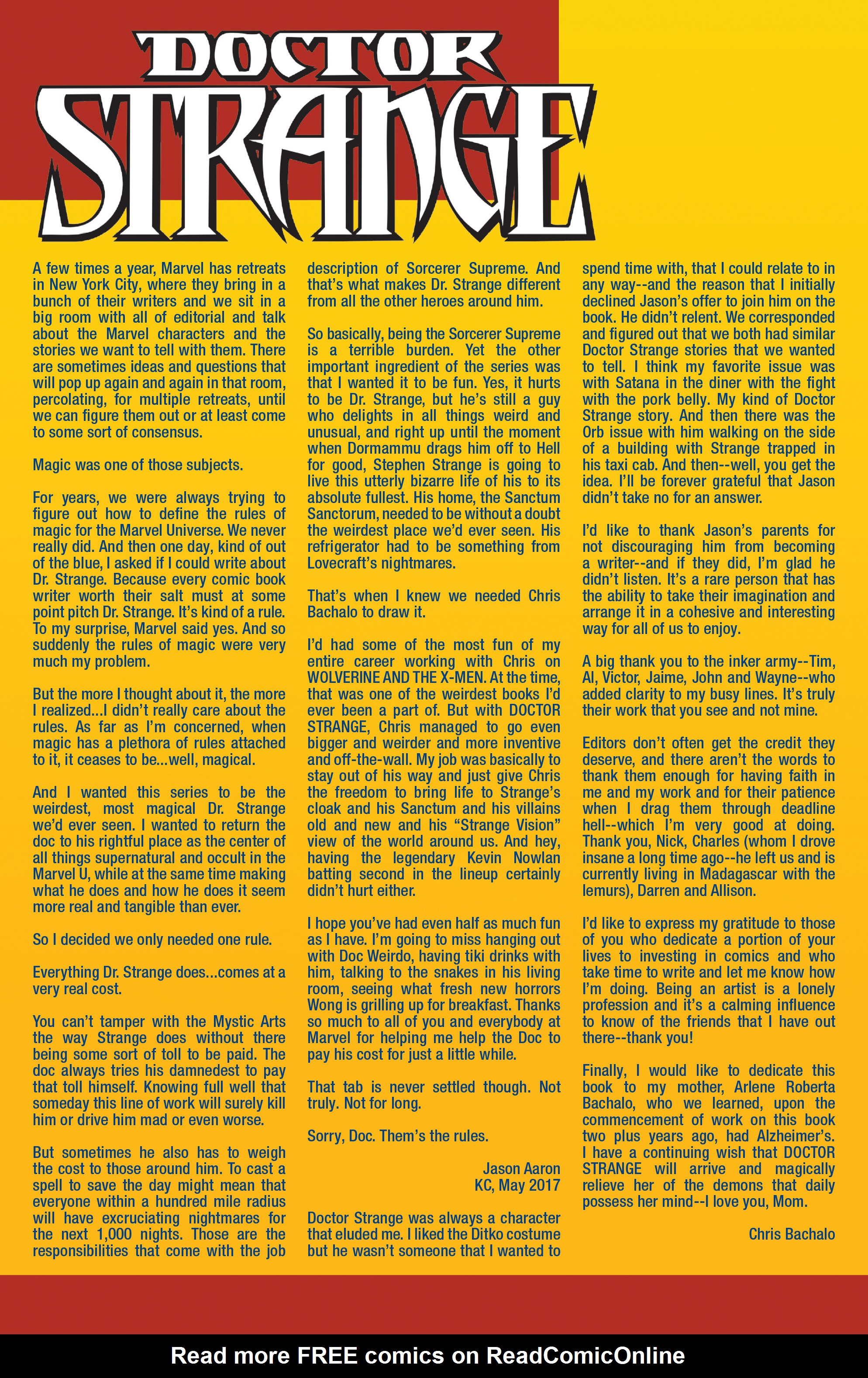 Read online Doctor Strange (2015) comic -  Issue #20 - 30