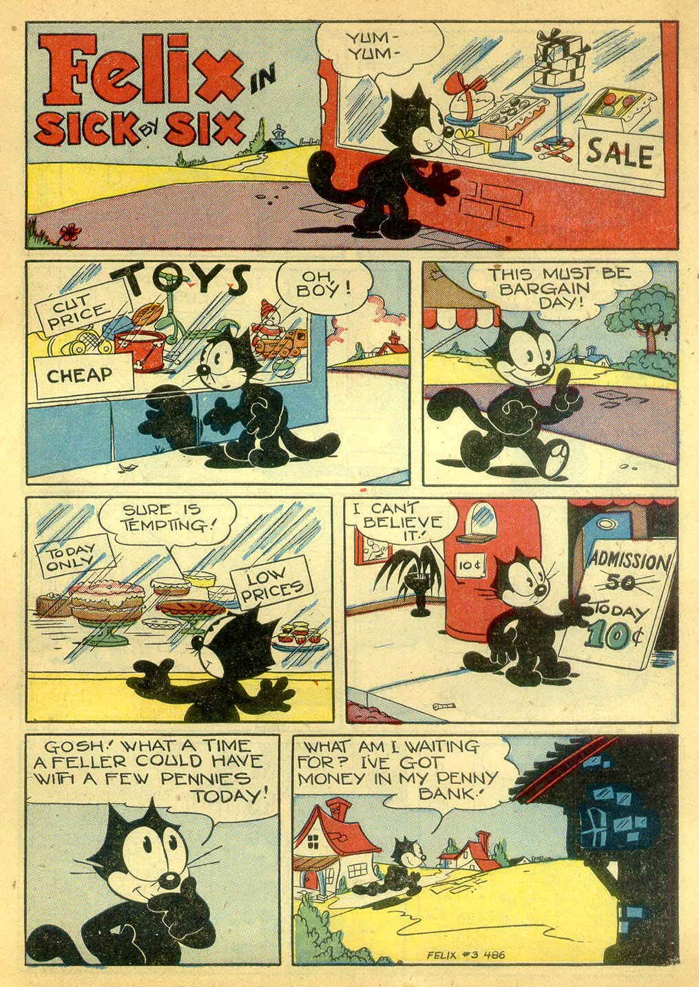 Read online Felix the Cat (1948) comic -  Issue #3 - 3