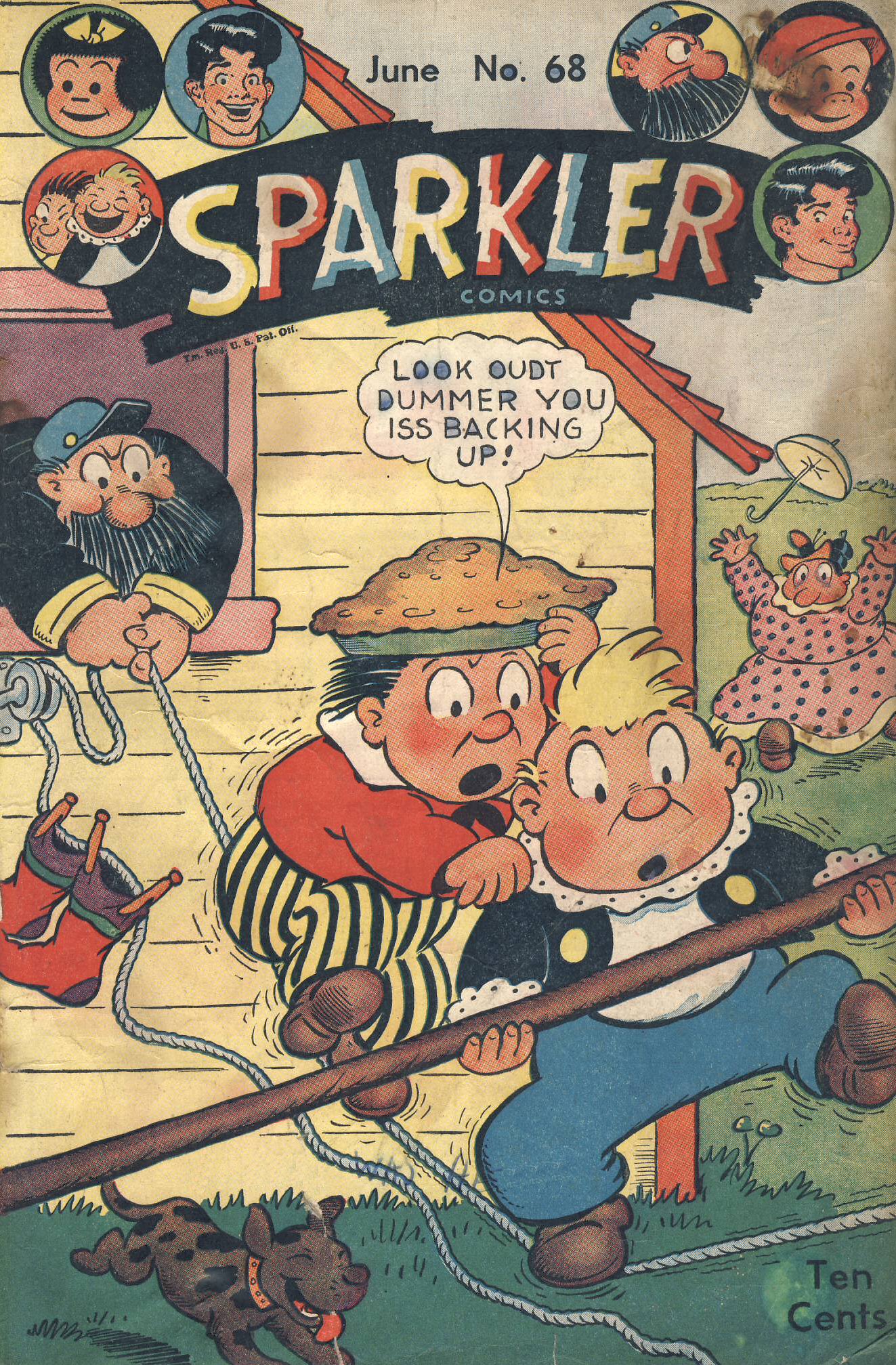 Read online Sparkler Comics comic -  Issue #68 - 1
