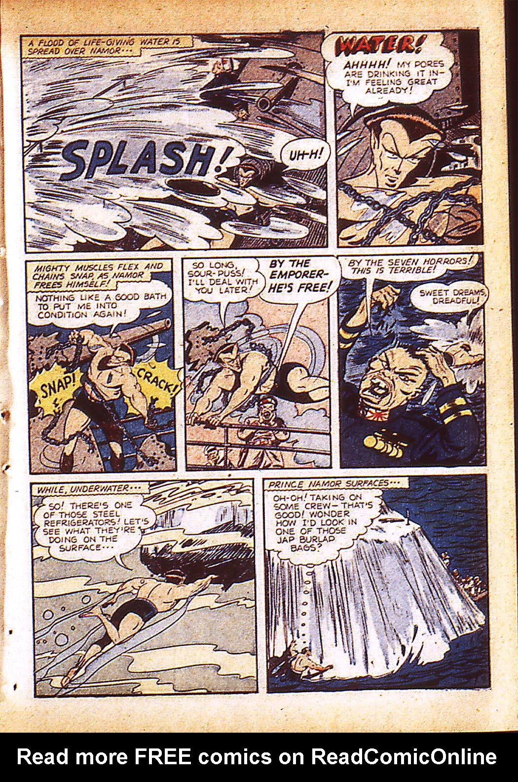 Read online Sub-Mariner Comics comic -  Issue #9 - 12