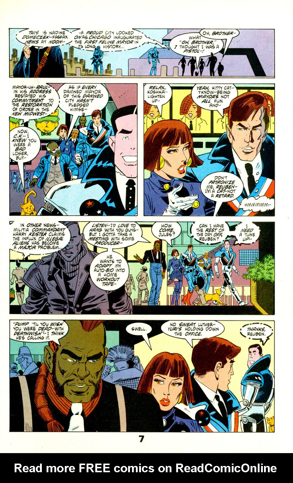 Read online American Flagg! comic -  Issue #28 - 9