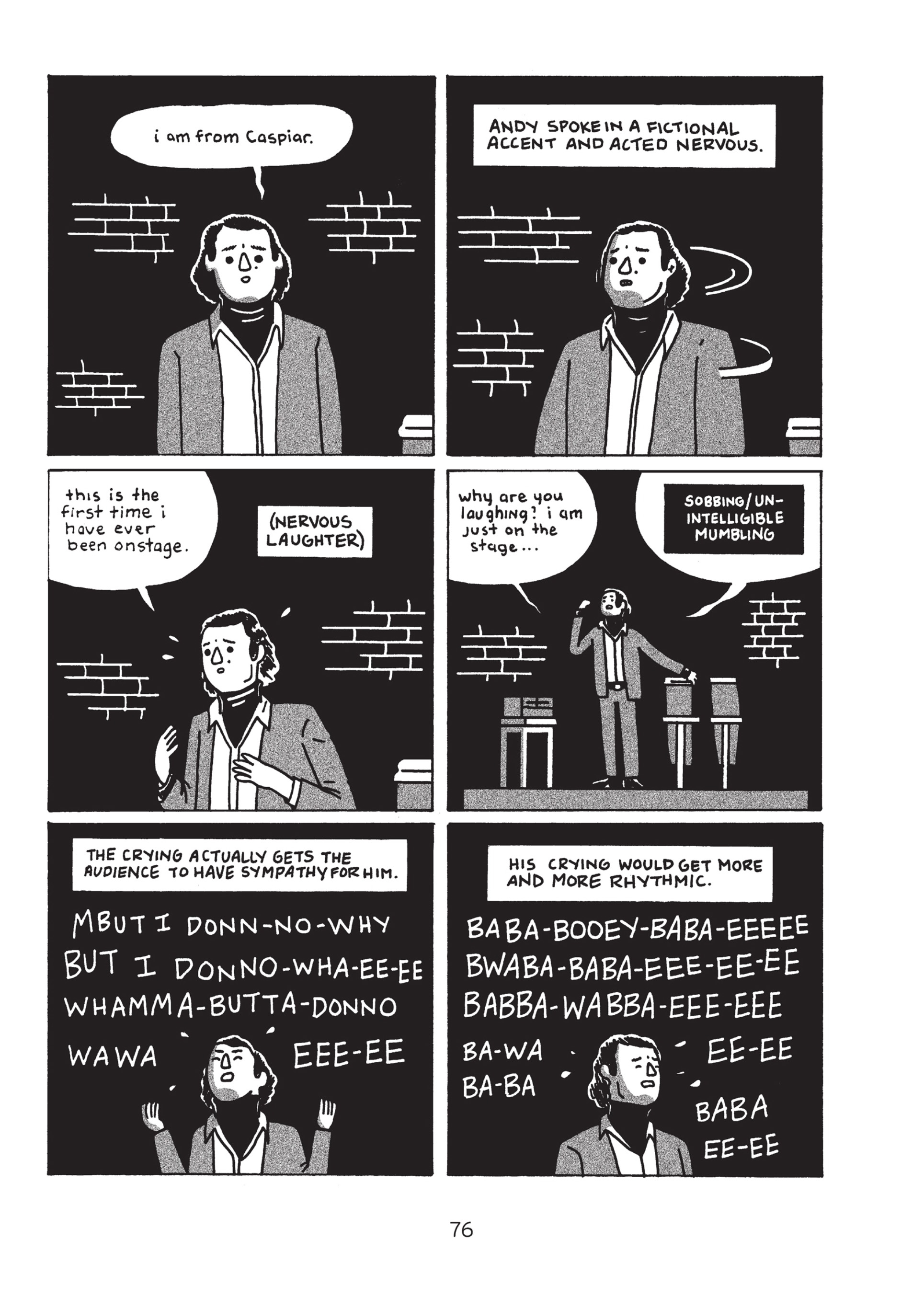 Read online Is This Guy For Real?: The Unbelievable Andy Kaufman comic -  Issue # TPB (Part 1) - 81