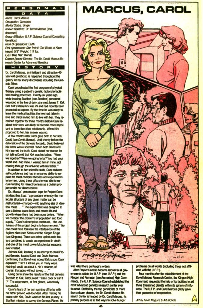 Read online Who's Who in Star Trek comic -  Issue #1 - 45