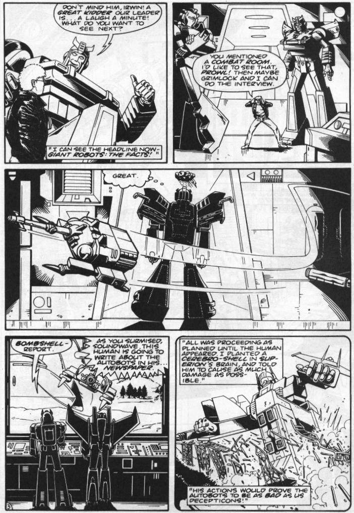 Read online The Transformers (UK) comic -  Issue #288 - 9