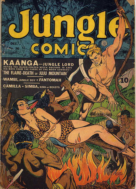 Read online Jungle Comics comic -  Issue #36 - 1