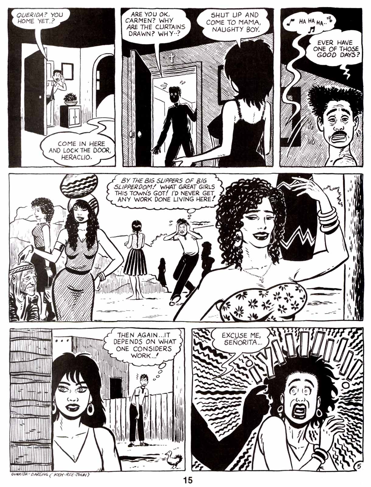 Read online Love and Rockets (1982) comic -  Issue #13 - 17