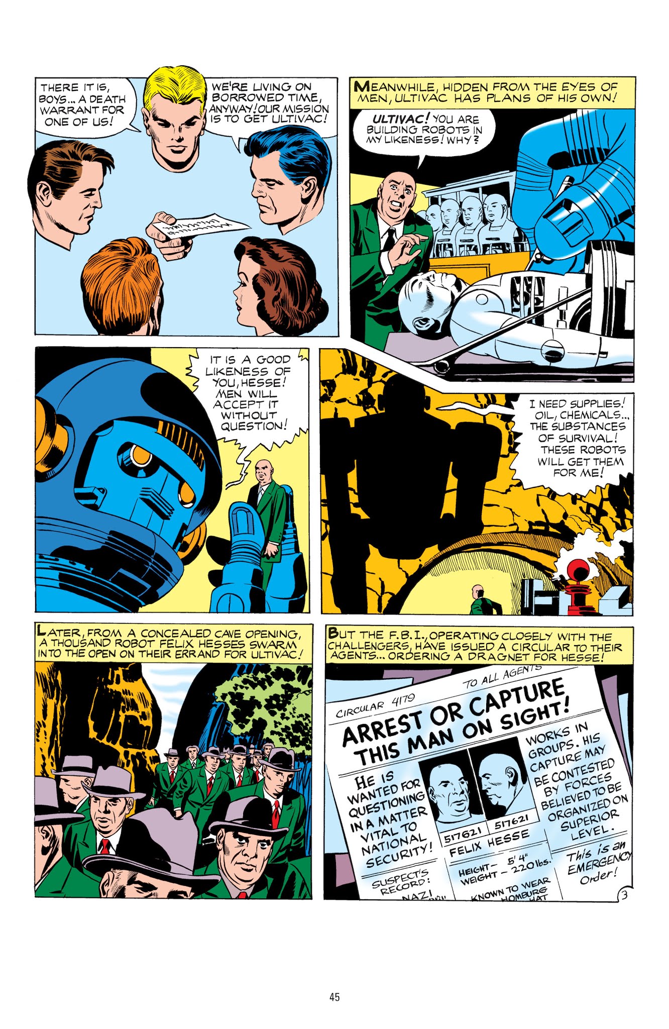 Read online Challengers of the Unknown by Jack Kirby comic -  Issue # TPB (Part 1) - 45