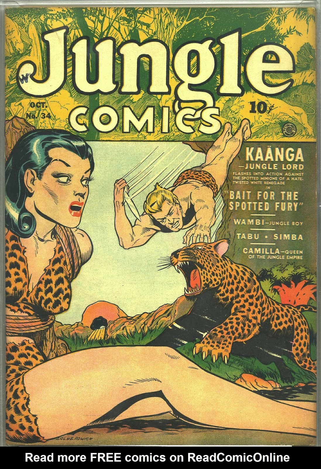 Jungle Comics (1940) issue 34 - Page 1