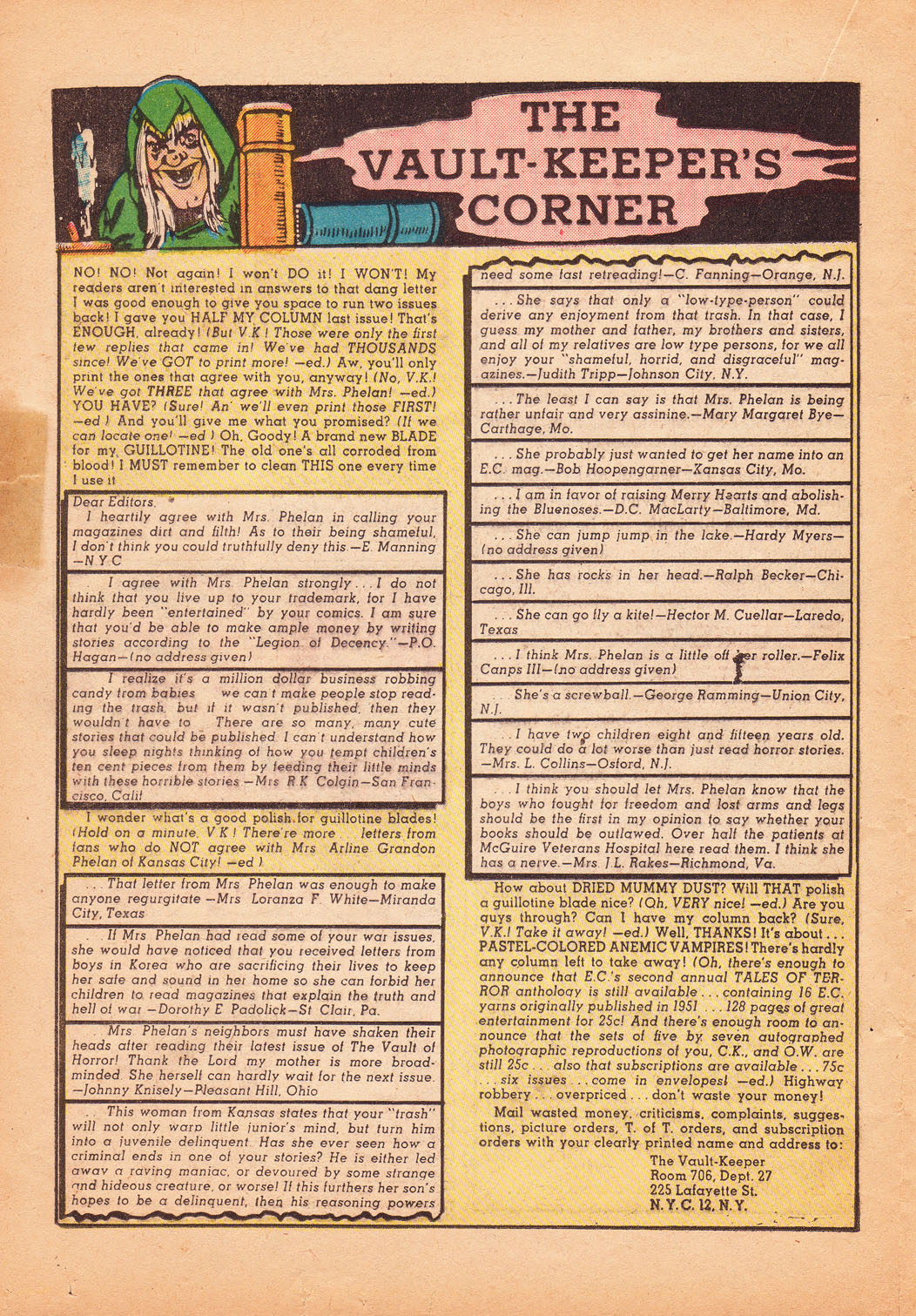 Read online The Vault of Horror (1950) comic -  Issue #27 - 21