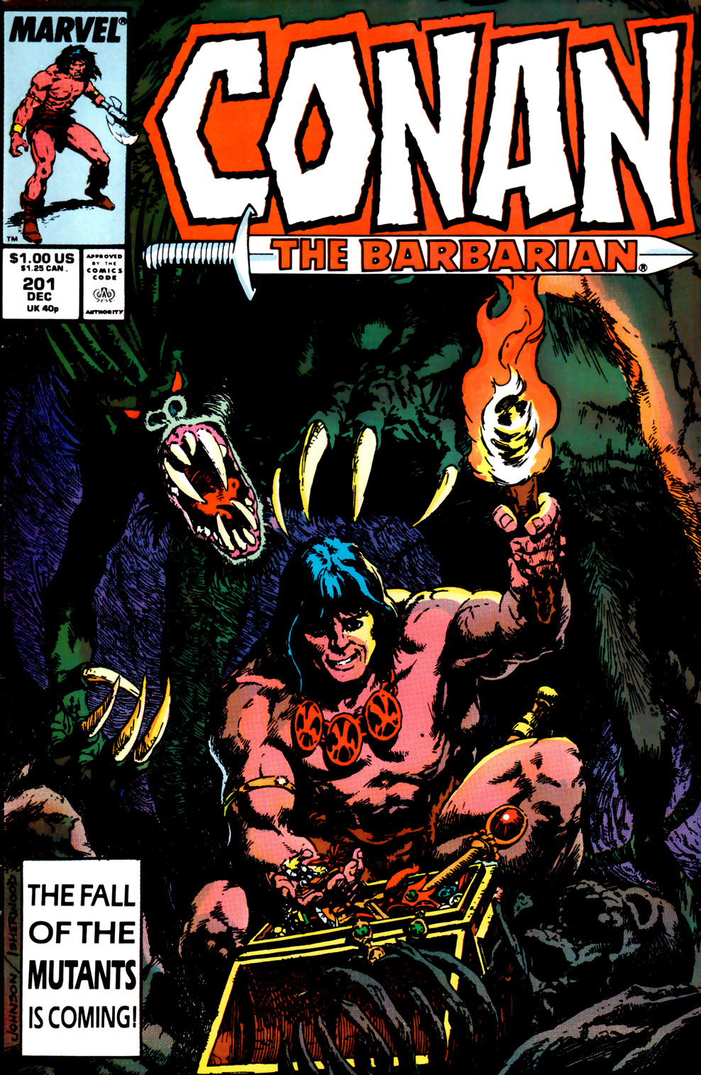 Read online Conan the Barbarian (1970) comic -  Issue #201 - 1