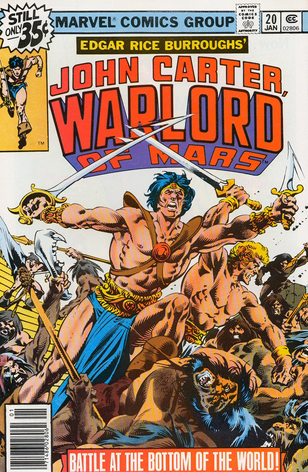 Read online John Carter Warlord of Mars comic -  Issue #20 - 1