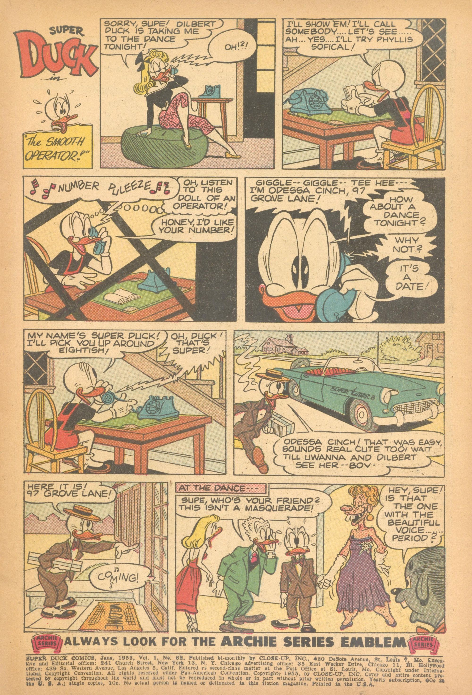 Read online Super Duck Comics comic -  Issue #62 - 3