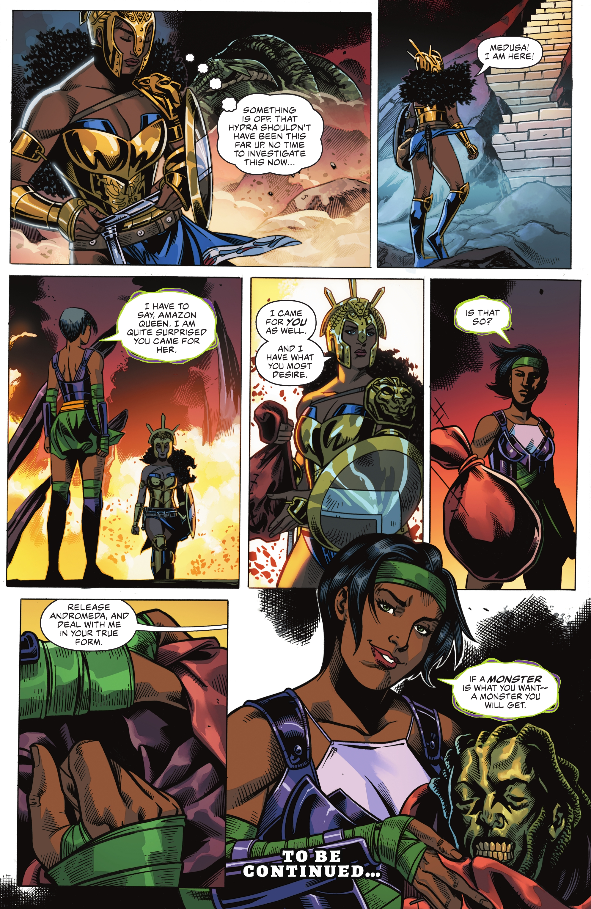 Read online Nubia & the Amazons comic -  Issue #4 - 23